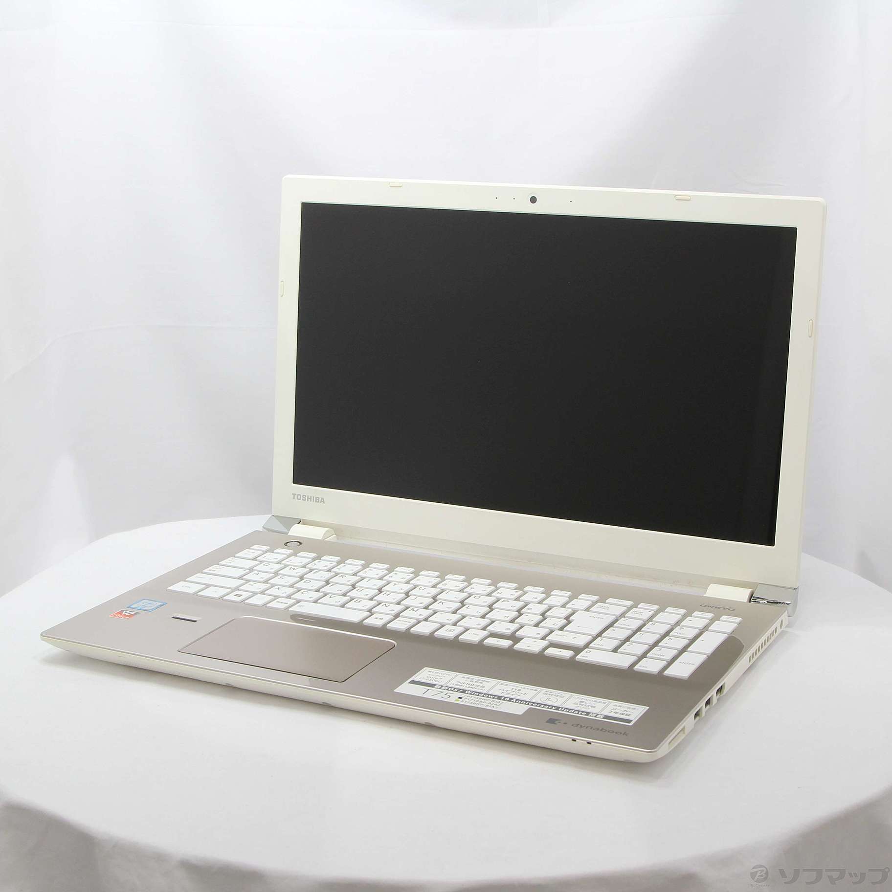 中古】dynabook T75／BG PT75BGP-BJA2 サテンゴールド 〔Windows
