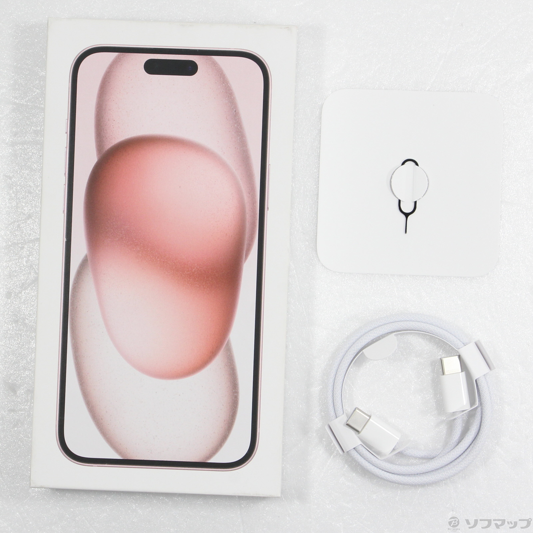 中古】iPhone15 Plus 512GB ピンク MU0U3J／A SIMフリー