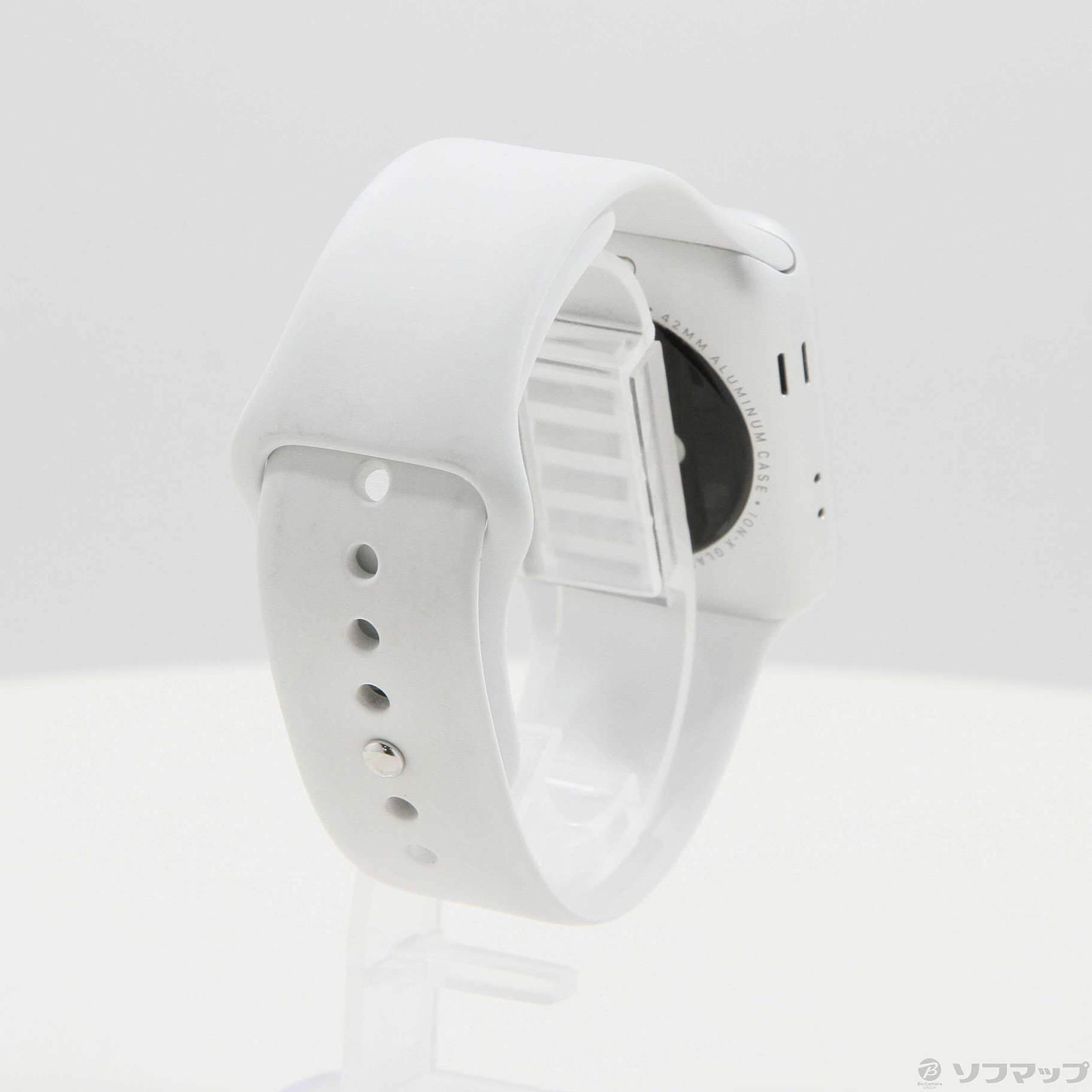中古品〕 Apple Watch Series 3 GPS 42mm シルバーアルミニウムケース ...