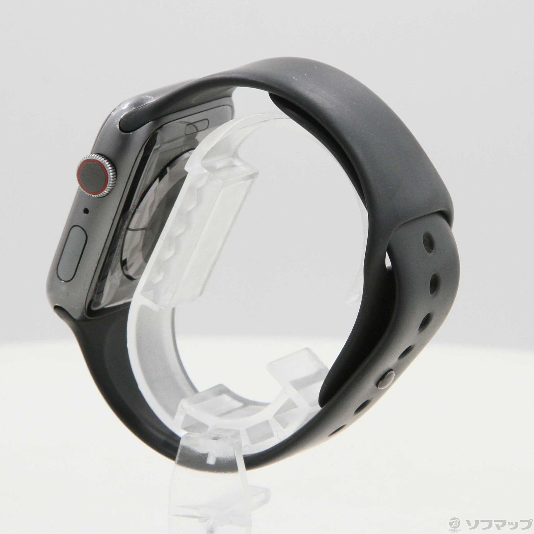 中古品（難あり）〕 Apple Watch Series 4 GPS + Cellular 44mm スペースグレイアルミニウムケース  ブラックスポーツバンド｜の通販はソフマップ[sofmap]