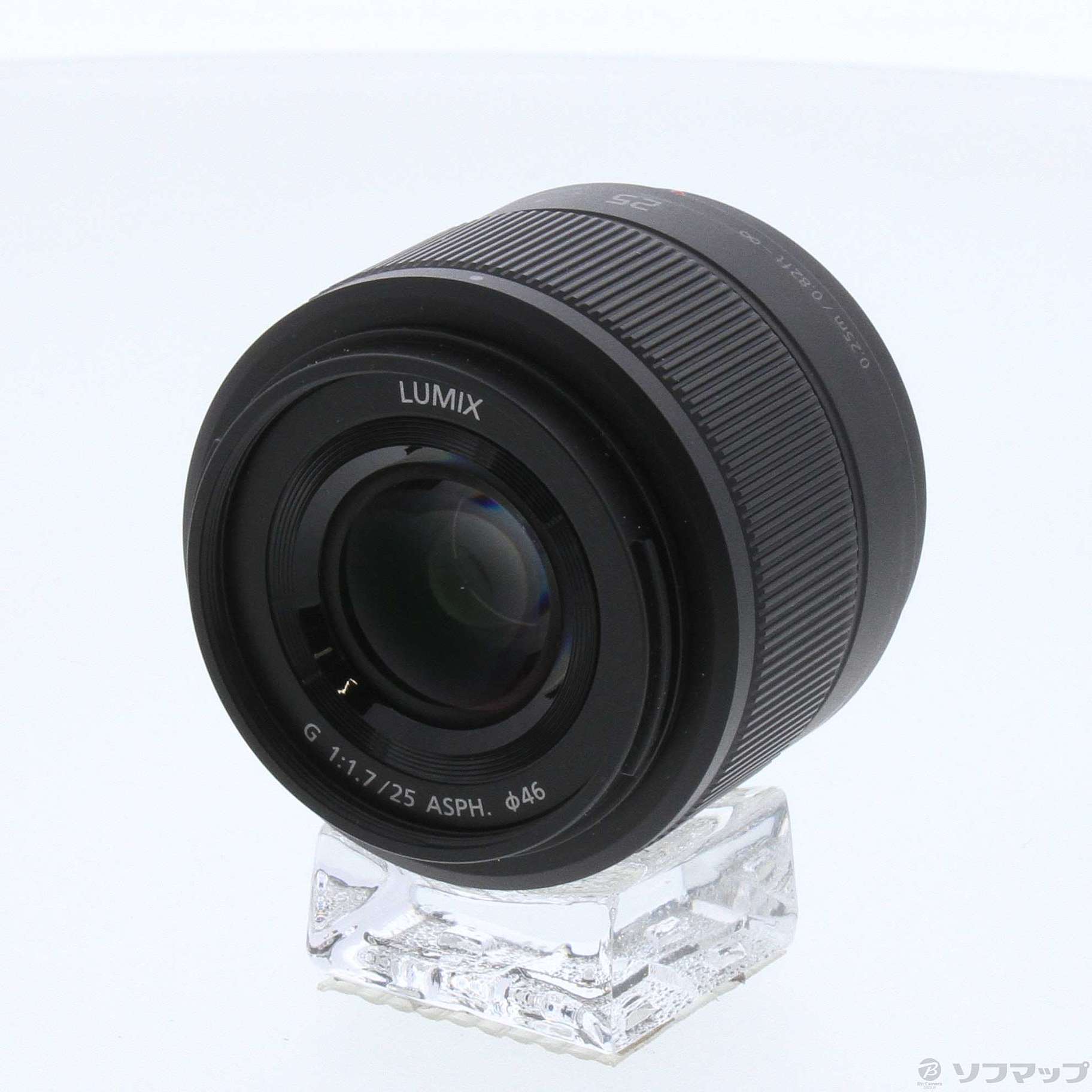 中古】LUMIX G 25mm F1.7 ASPH. H-H025 ブラック [2133053789337