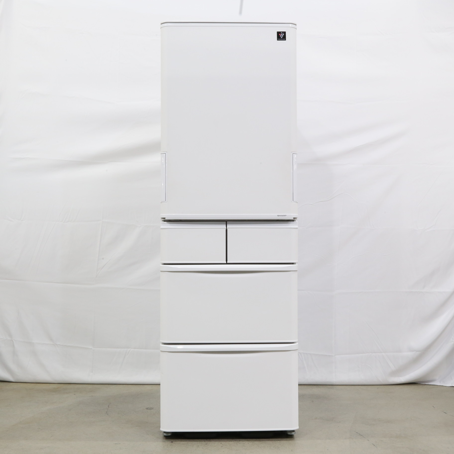 中古】〔展示品〕 冷蔵庫 ホワイト系 SJ-X418K-W ［幅60cm ／412L ／5 