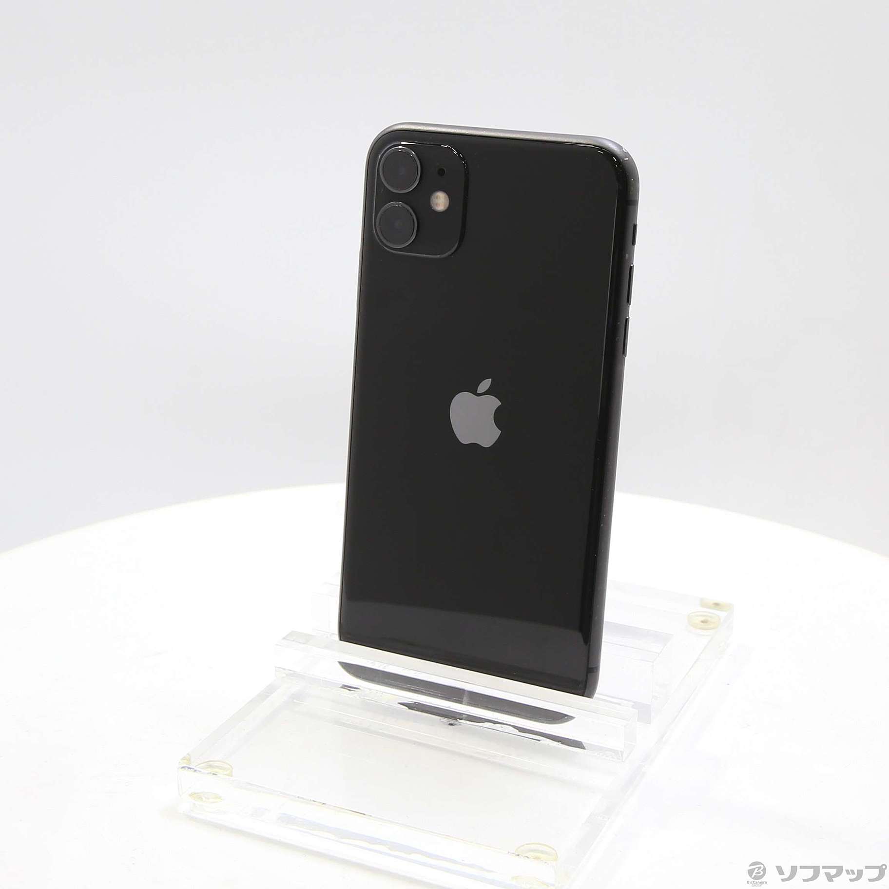 中古】iPhone11 64GB ブラック MWLT2J／A SoftBank [2133053814343