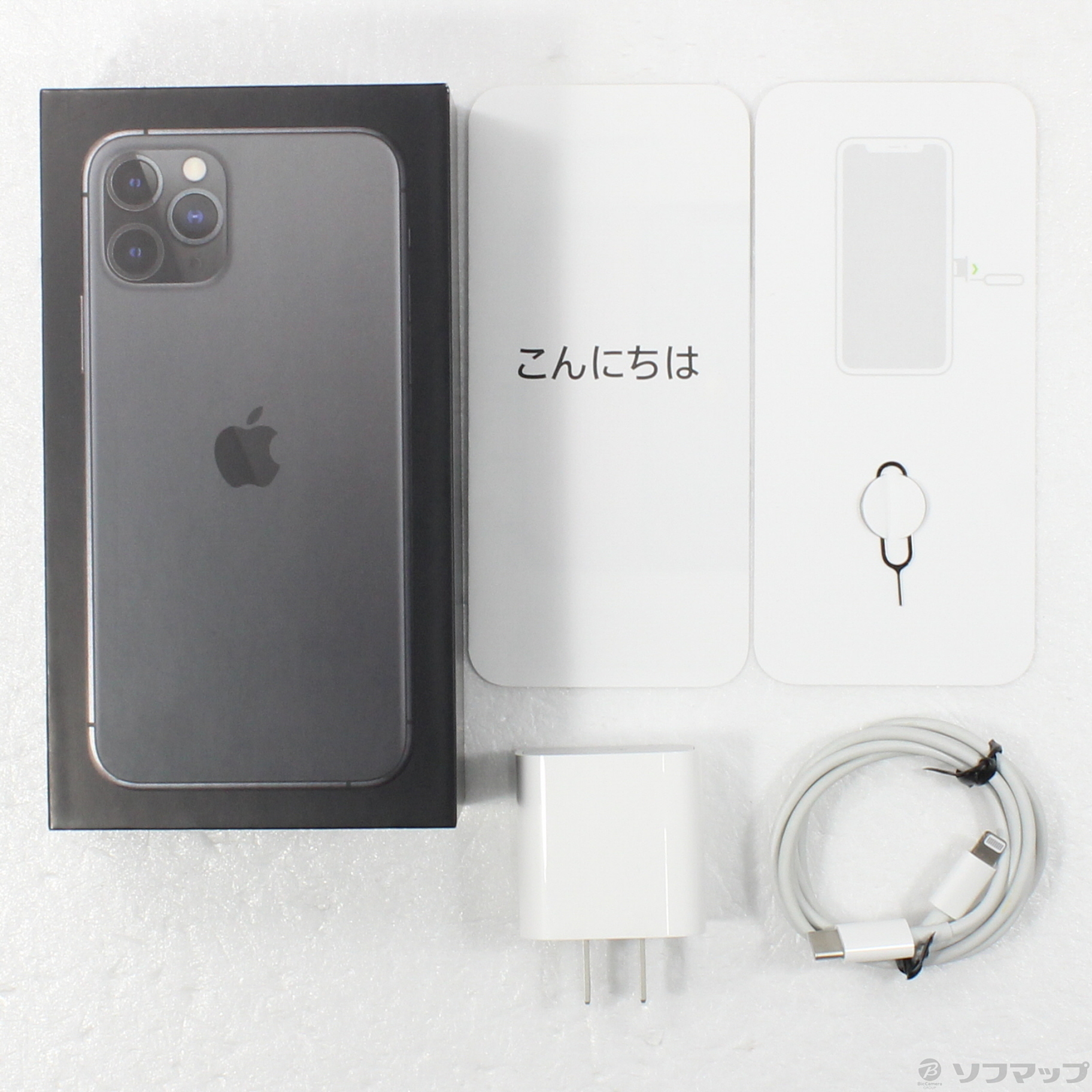 中古】iPhone11 Pro 256GB スペースグレイ MWC72J／A SIMフリー 