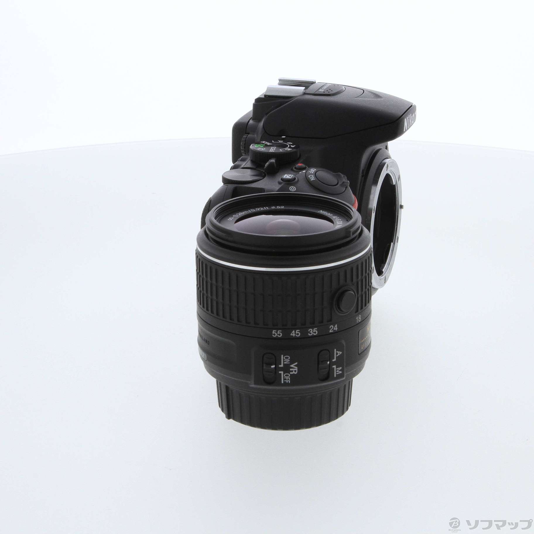 中古】NIKON D5500 18-55 VRII レンズキット ブラック [2133053827497