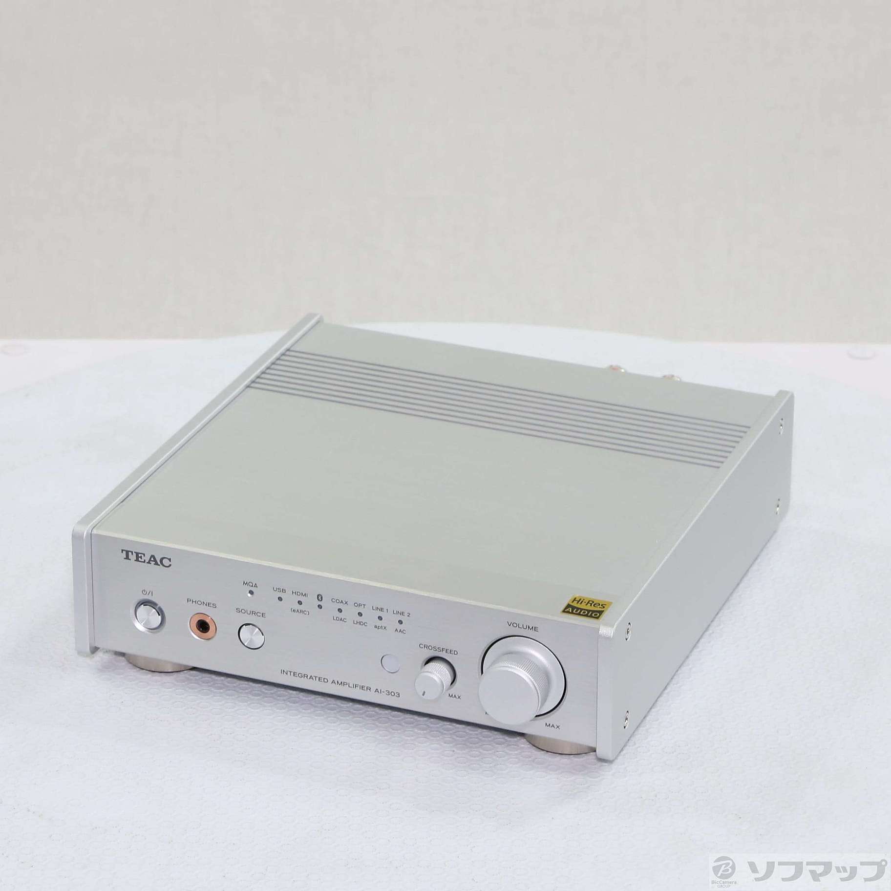 TEAC AI-303 中古美品　2022年製　シルバー 中古】AI-303 シルバー [2133053831586] - リコレ