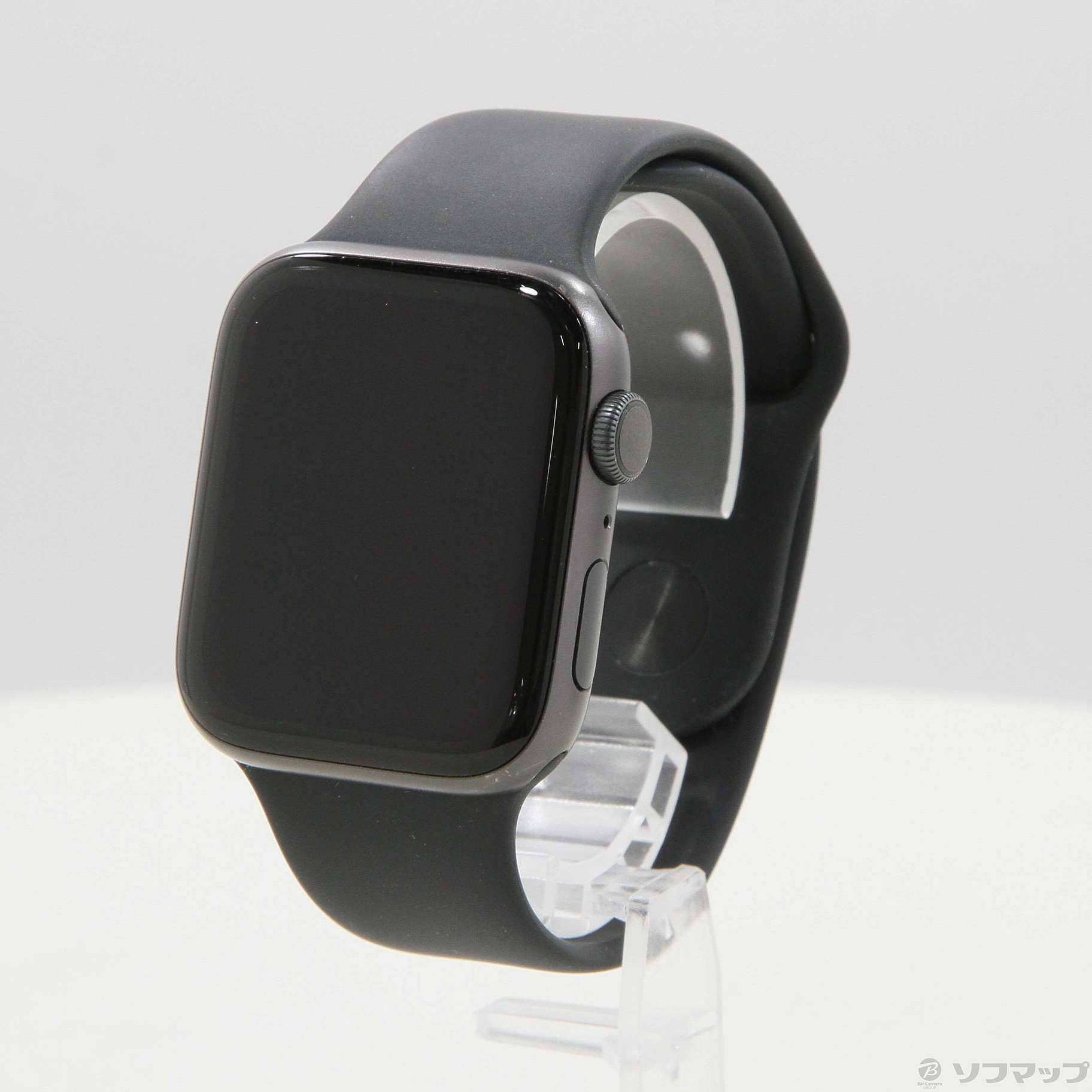 Apple Watch Series 5 GPS 44mm スペースグレイアルミニウムケース ブラックスポーツバンド