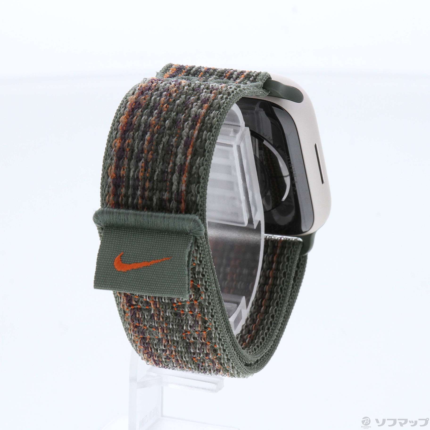 Apple Watch Series 9 GPS 45mm スターライトアルミニウムケース セコイア／オレンジNikeスポーツループ