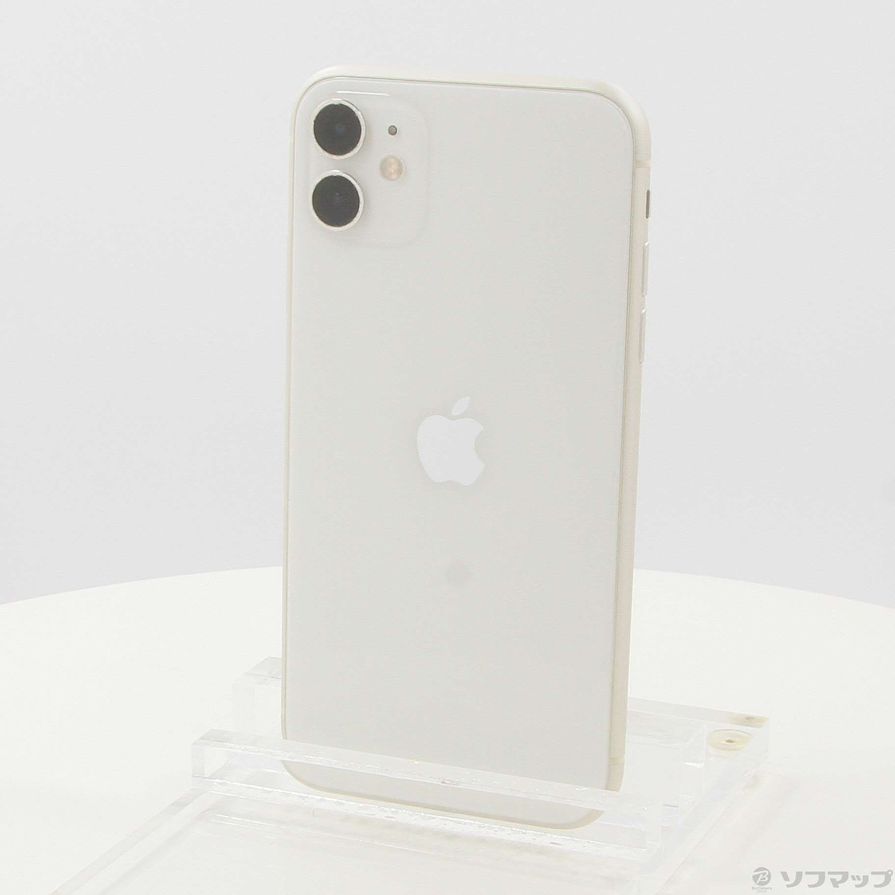(中古)Apple iPhone11 64GB ホワイト MWLU2J/A SIMフリー(348-ud)