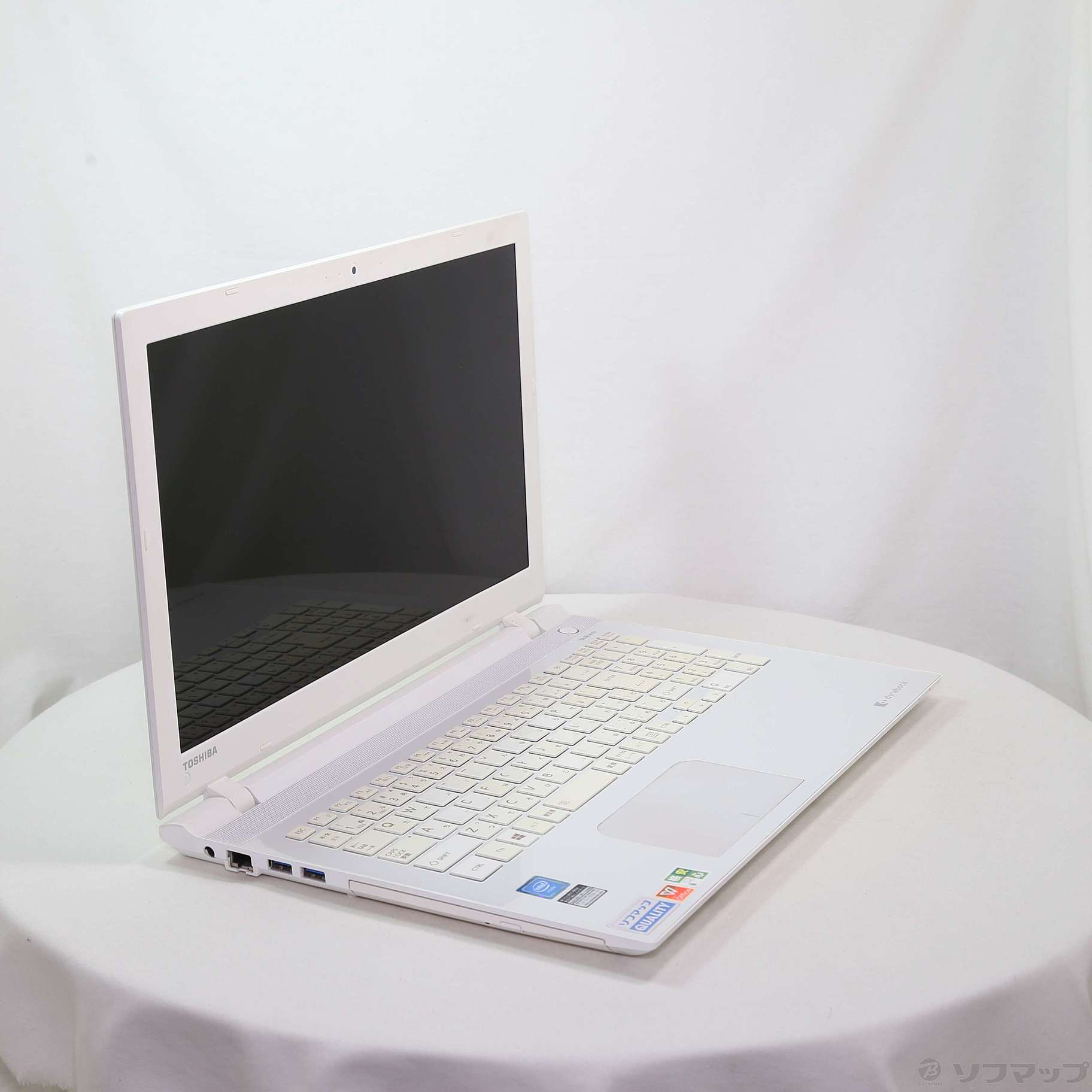 中古】格安安心パソコン dynabook T45／TW PT45TWP-SWA リュクス 