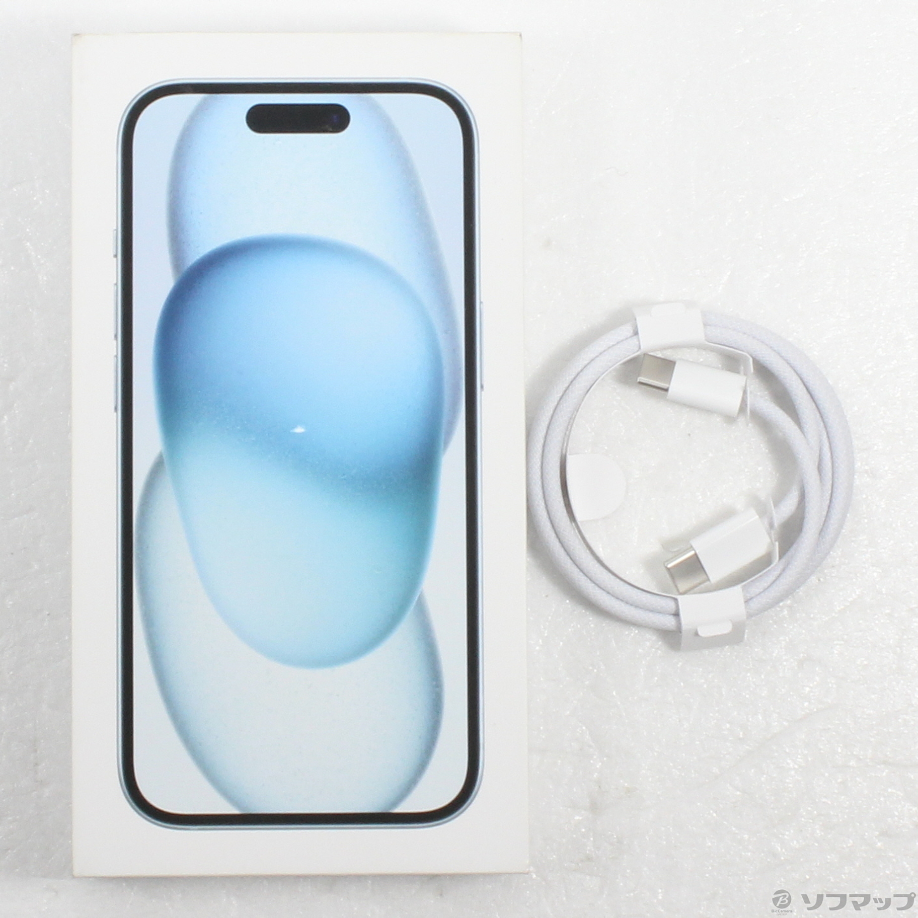 中古】iPhone15 512GB ブルー MTMX3J／A SIMフリー
