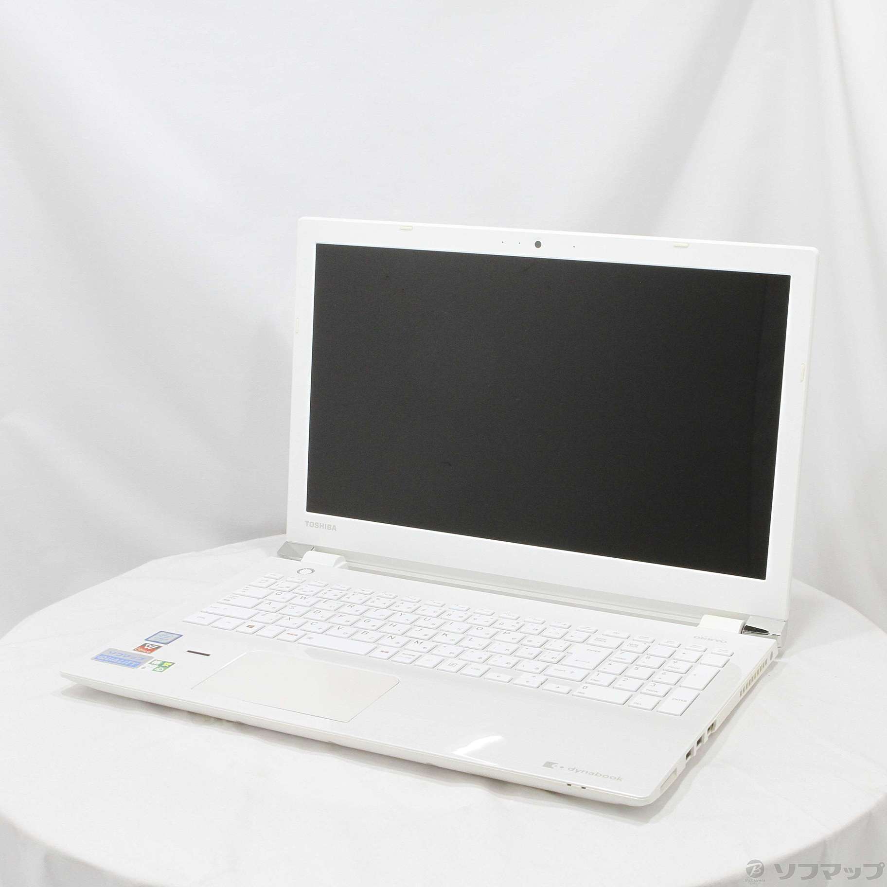 中古】格安安心パソコン dynabook T55／CWD PT55CWDBJA2 リュクスホワイト 〔Windows 10〕  ［Core-i5-7200U (2.5GHz)／8GB／HDD1TB／15.6インチワイド］ [2133053869718] -  リコレ！|ビックカメラグループ ソフマップの中古通販サイト