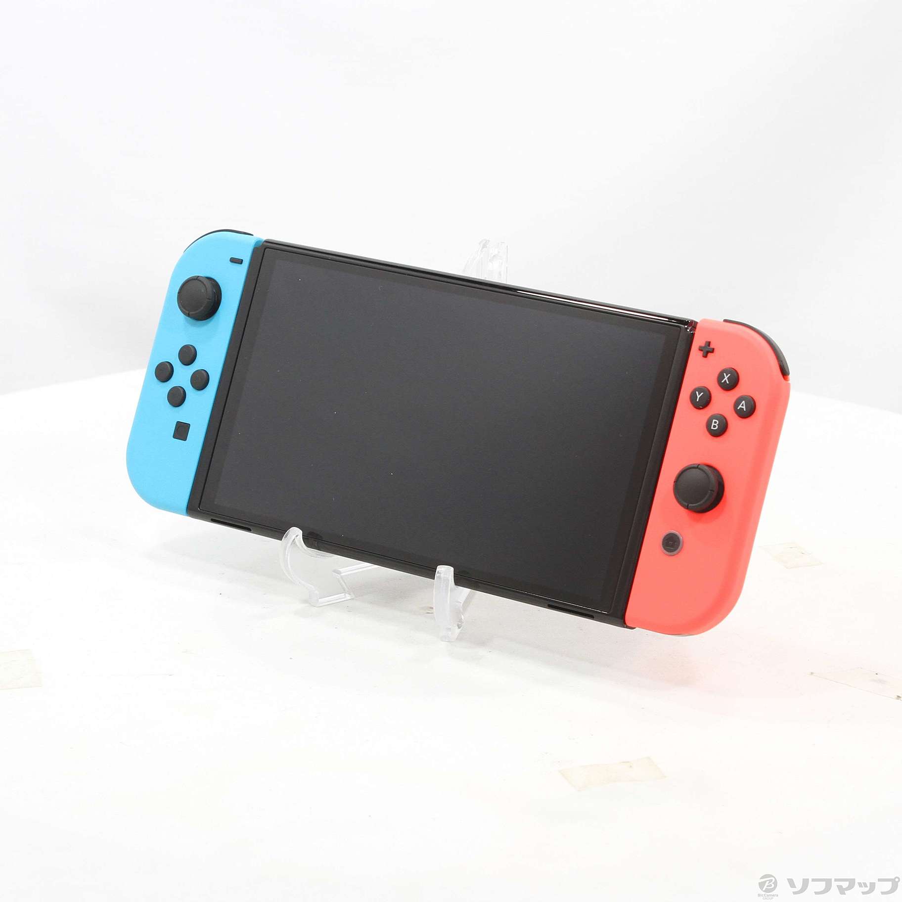 中古品〕 Nintendo Switch 有機ELモデル Joy-Con(L) ネオンブルー／(R