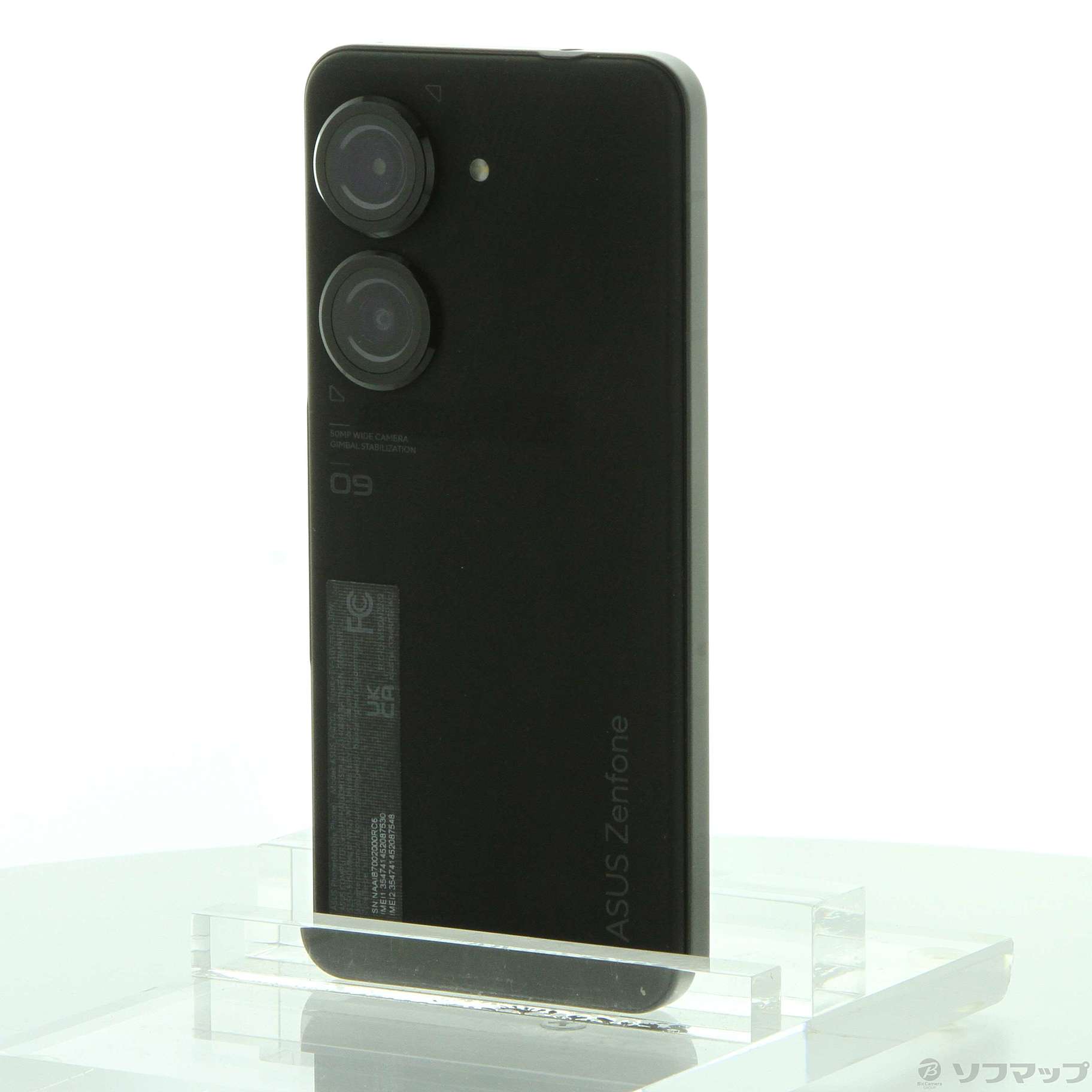 中古】Zenfone 9 128GB ミッドナイトブラック ZF9-BK8S128 SIMフリー [2133053891368] -  リコレ！|ビックカメラグループ ソフマップの中古通販サイト