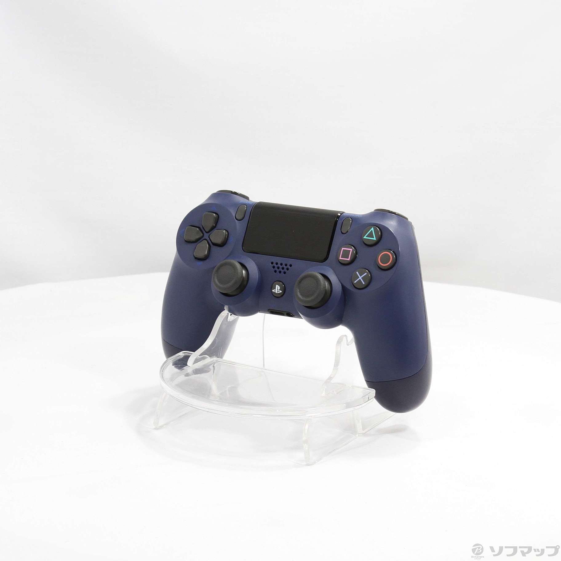 中古】ワイヤレスコントローラー DUALSHOCK4 ミッドナイト・ブルー 【PS4】 [2133053907427] -  リコレ！|ビックカメラグループ ソフマップの中古通販サイト