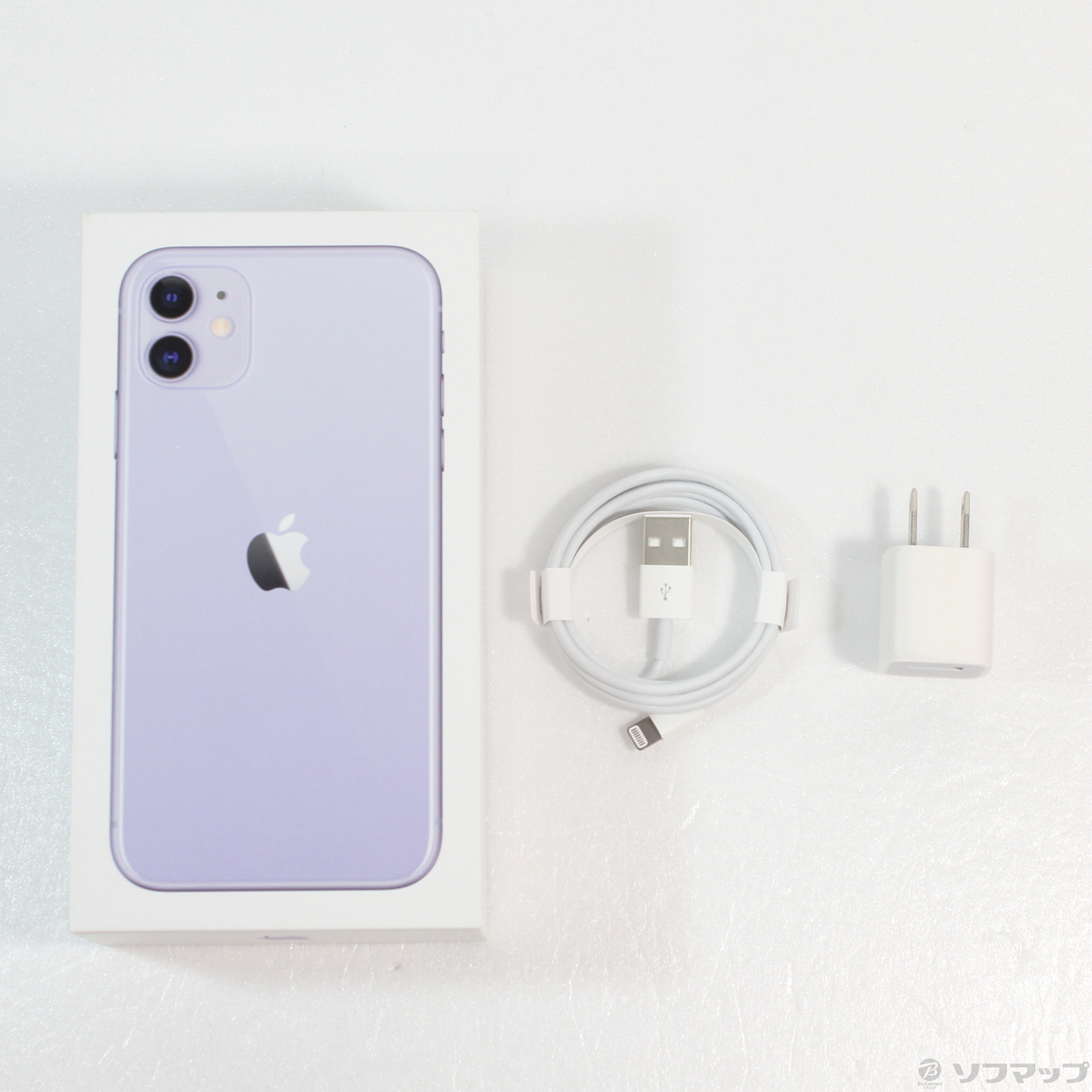 中古】iPhone11 64GB パープル NWLX2J／A SIMフリー [2133053913824