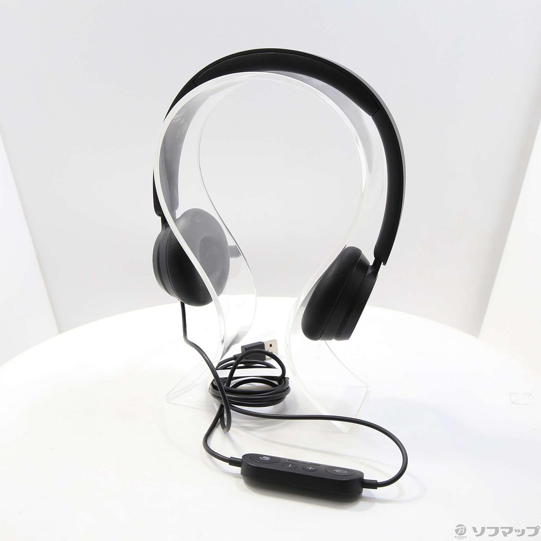 中古】Microsoft モダン USB ヘッドセット ブラック 6ID-00019