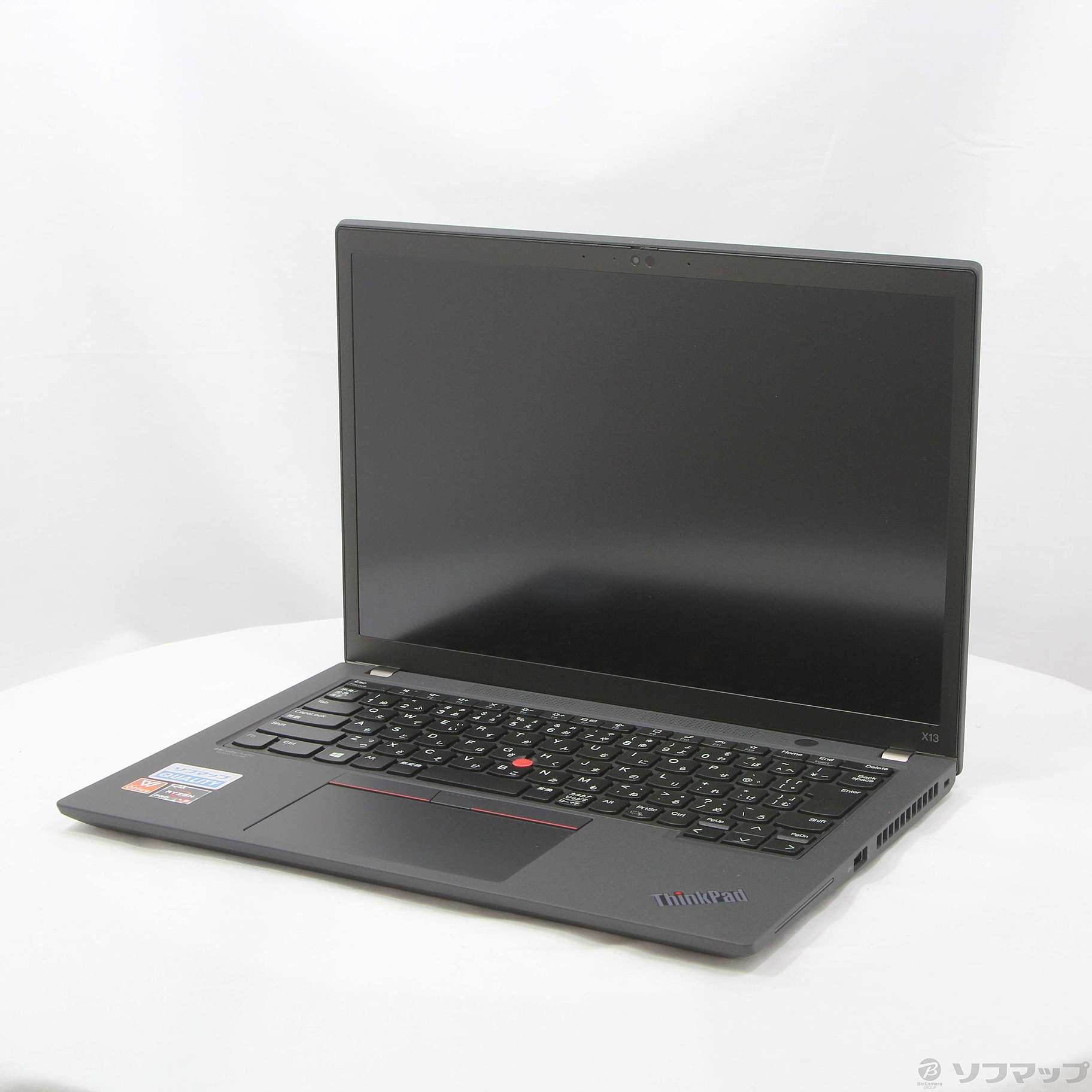 (中古)Lenovo ThinkPad X13 Gen 2 20XJS07900 ブラック(371-ud)