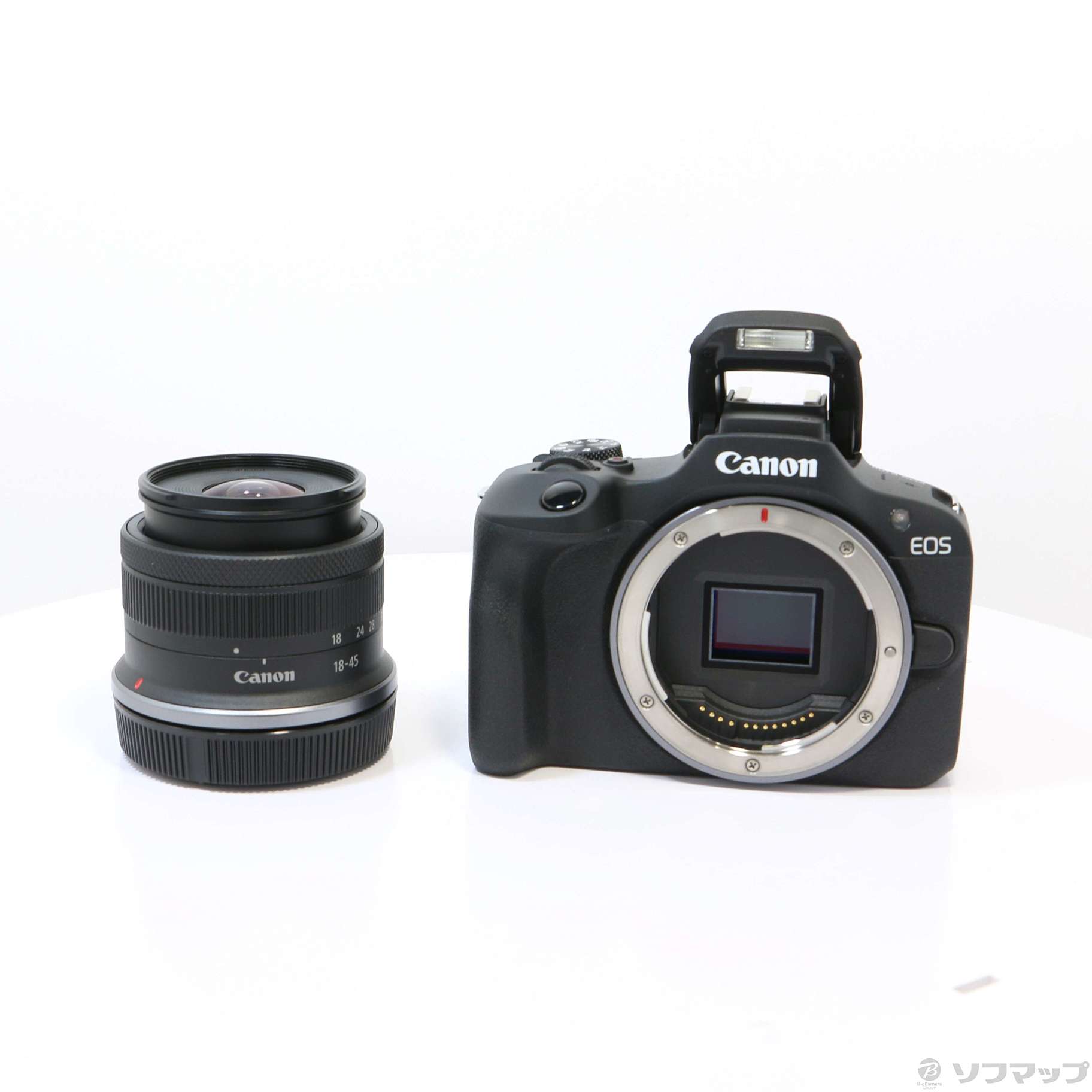 カメラ【ほぼ新品】キャノン Canon EOS R100 レンズキット《SDカード付》