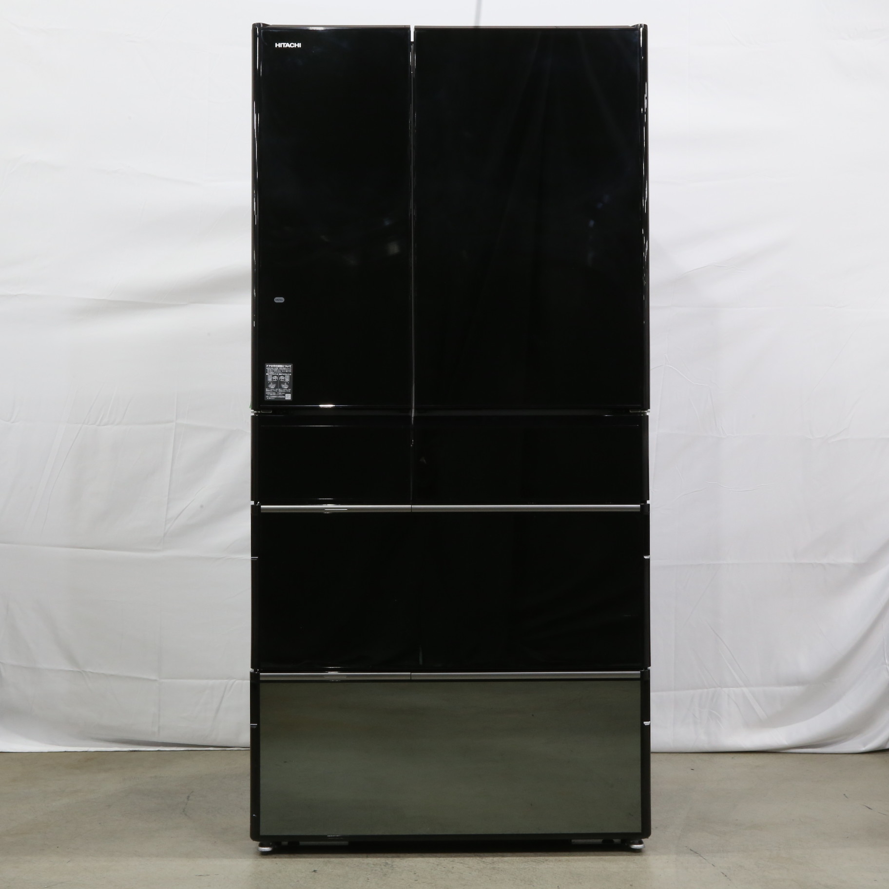 中古】〔展示品〕 冷蔵庫 WXCタイプ クリスタルミラー R-WXC74T-X ［幅