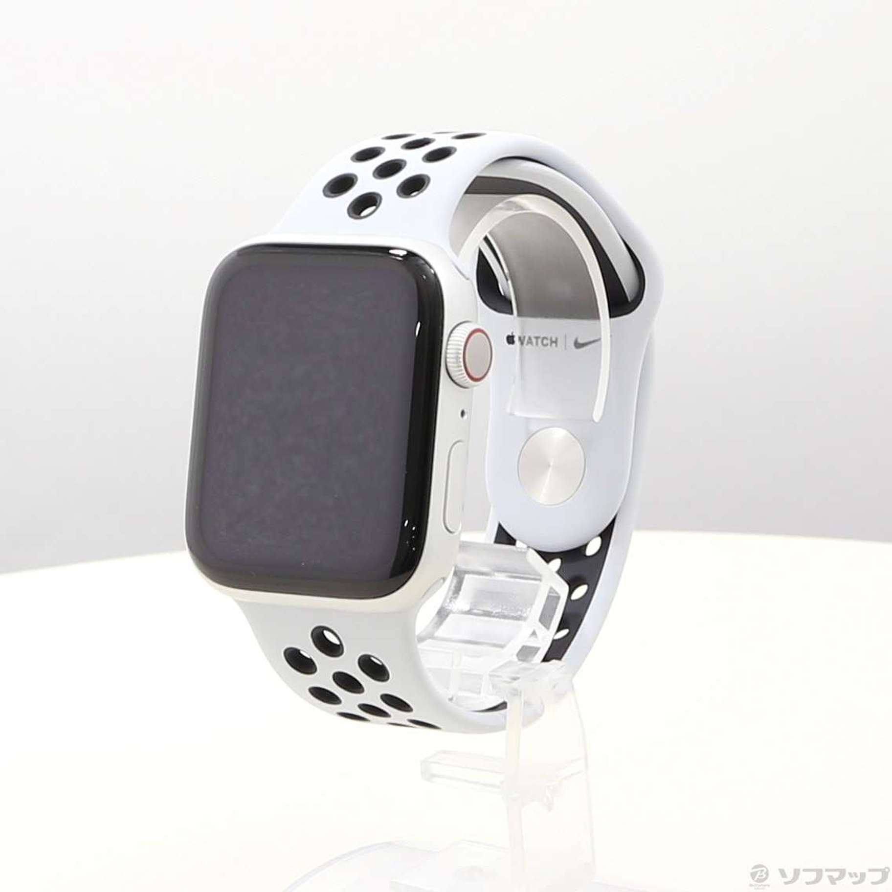 Apple Watch Series 6 Nike GPS + Cellular 44mm シルバーアルミニウムケース  ピュアプラチナム／ブラックNikeスポーツバンド