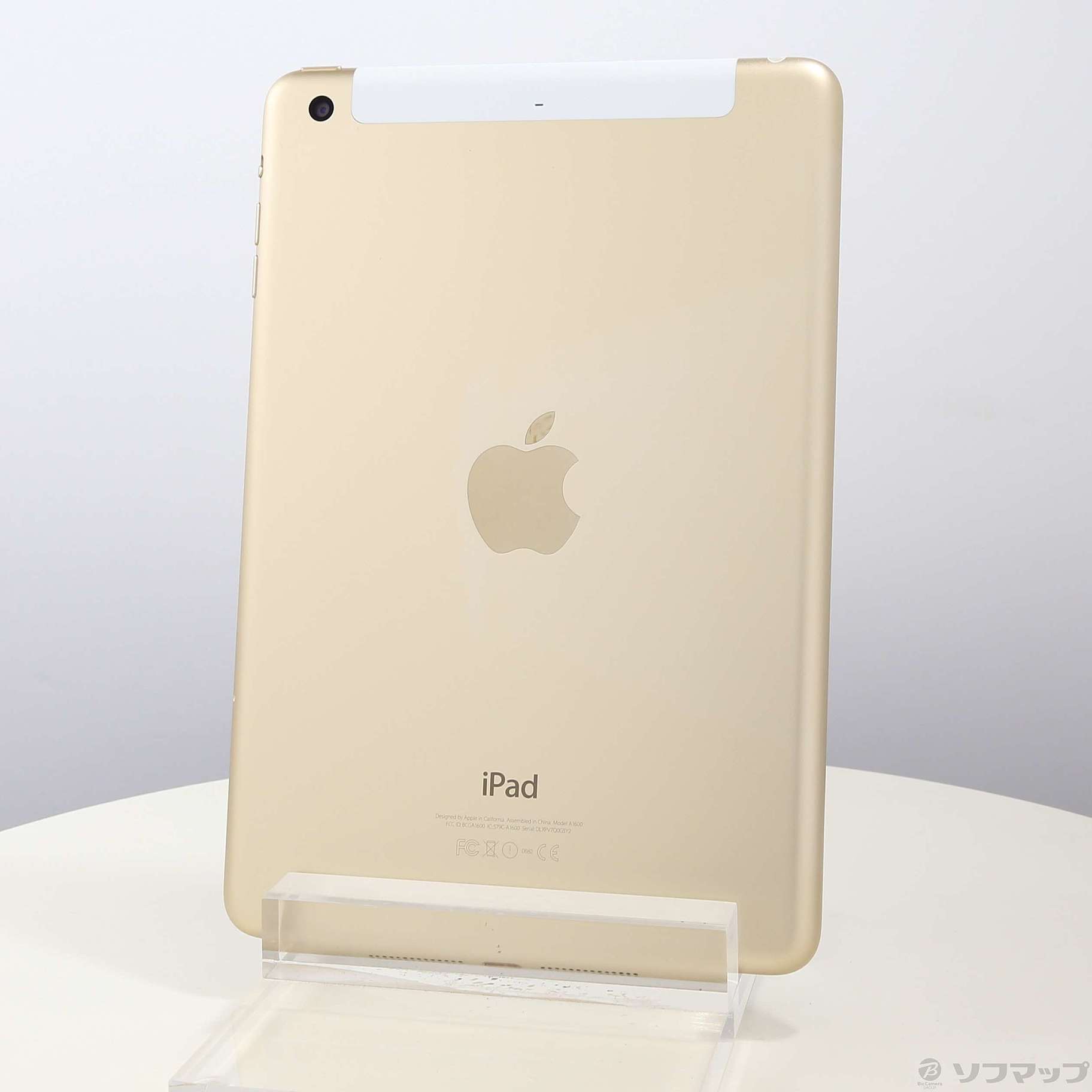 中古】iPad mini 3 16GB ゴールド MGYR2J／A docomo [2133053946396 