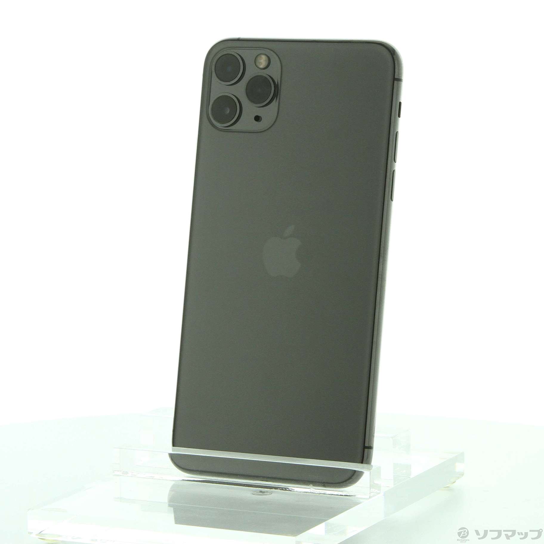 (中古)Apple iPhone11 Pro Max 256GB スペースグレイ MWHJ2J/A SIMフリー(276-ud)