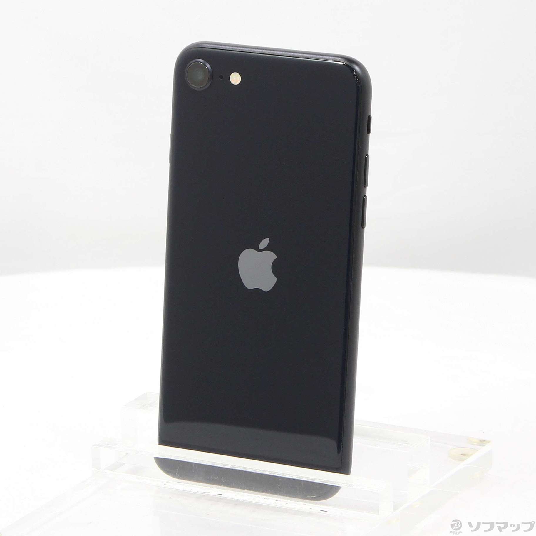 中古】iPhone SE 第3世代 128GB ミッドナイト MMYF3J／A SIMフリー