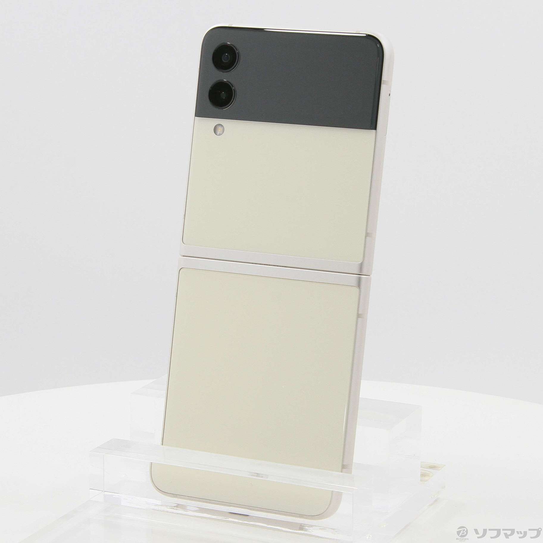 中古】Galaxy Z Flip3 5G 128GB クリーム SC-54B docomoロック解除SIM 
