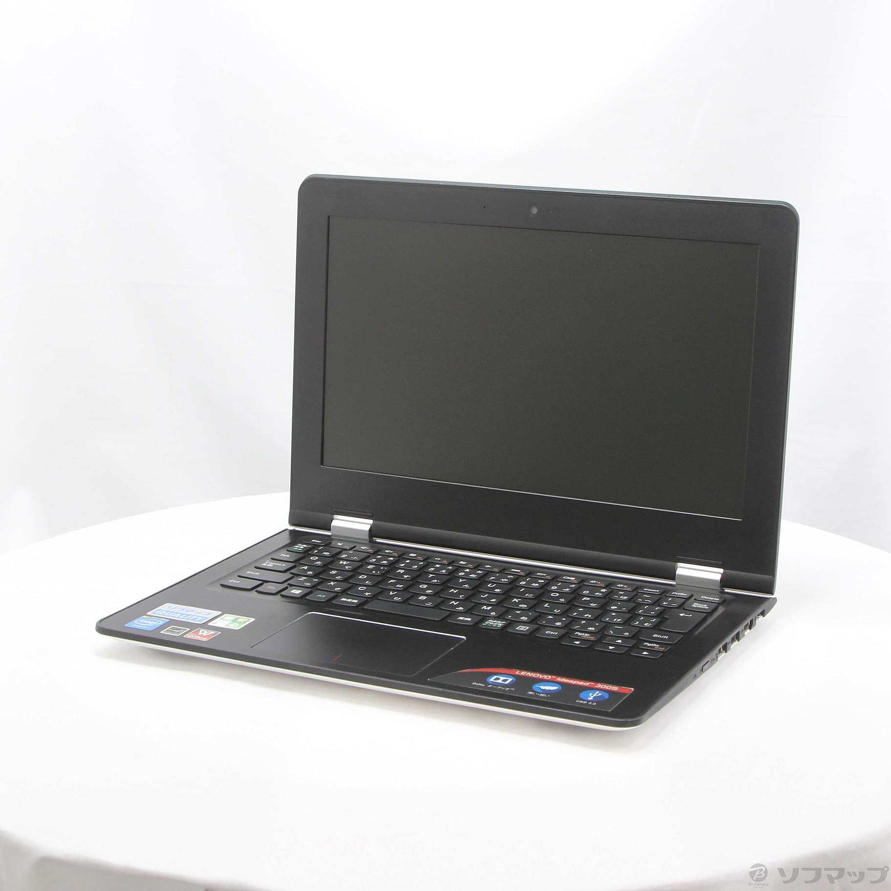 中古】格安安心パソコン ideapad 300S 80KU003QJP チョークホワイト 〔Windows 10〕 ［Celeron N3050  (1.6GHz)／2GB／eMMC32GB／11.6インチワイド］ [2133053959150] - リコレ！|ビックカメラグループ  ソフマップの中古通販サイト