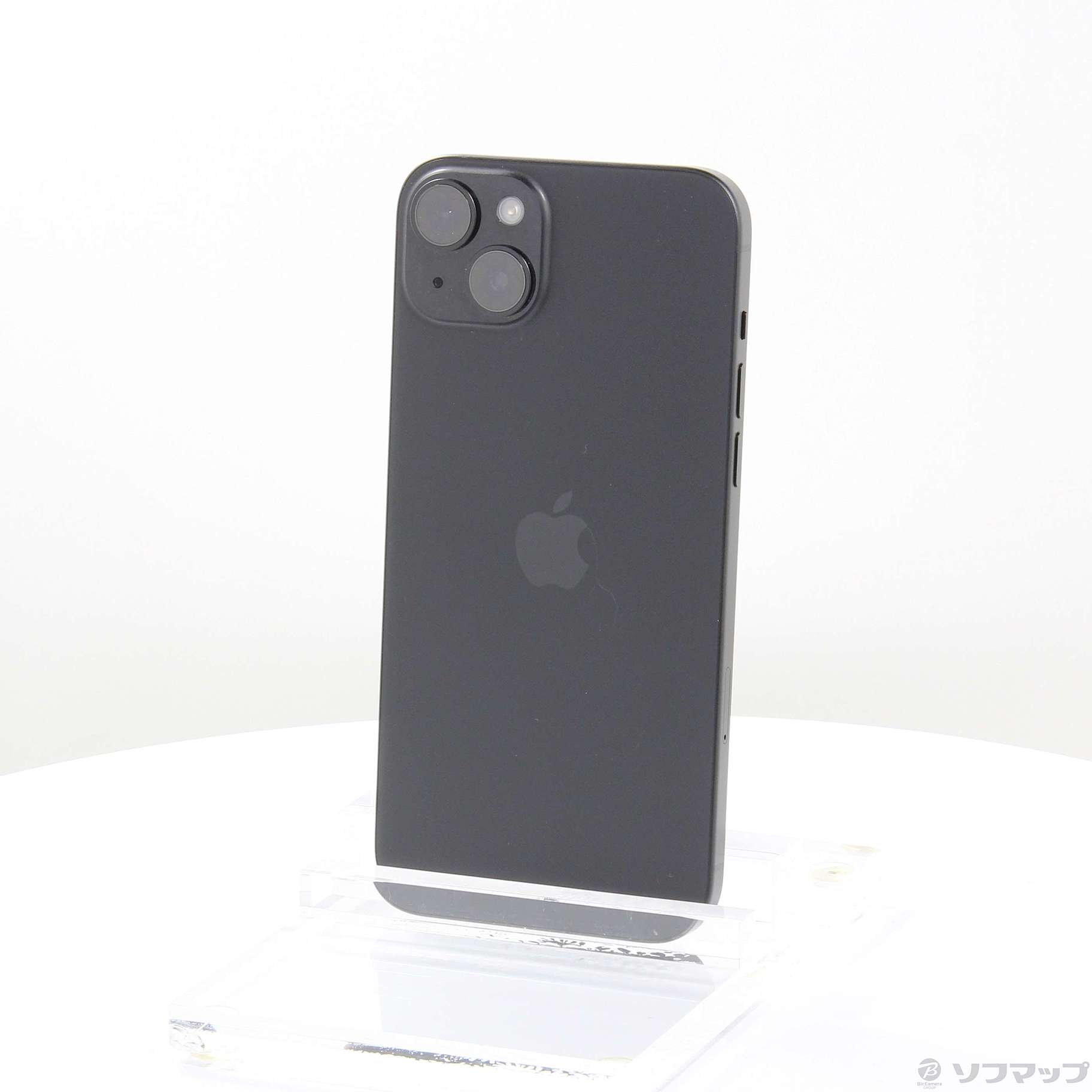 中古】iPhone15 Plus 256GB ブラック MU0F3J／A SIMフリー