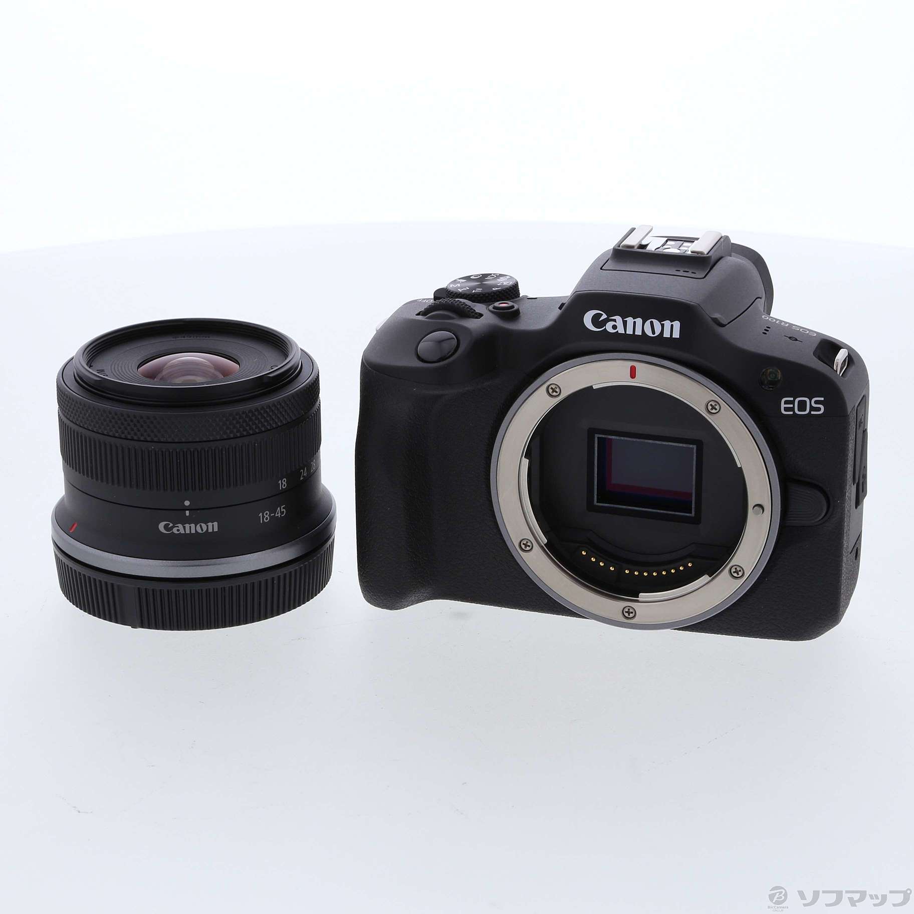 中古】EOS R100 RF-S18-45 IS STMレンズキット [2133053975631