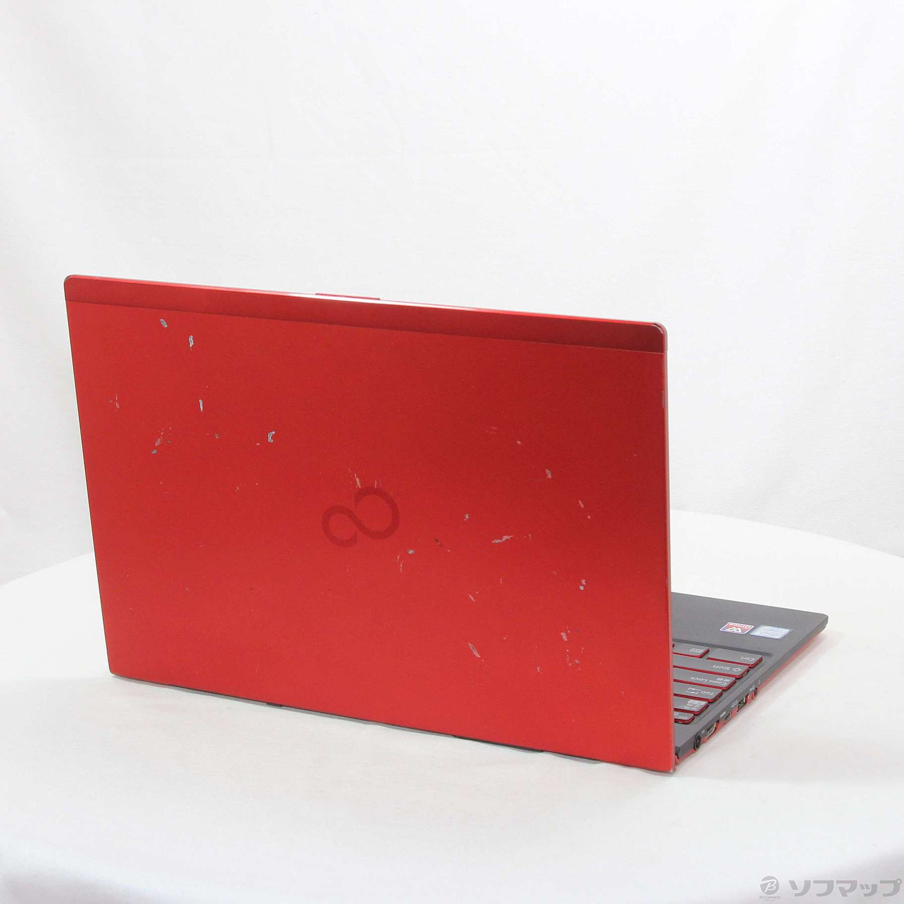 LIFEBOOK UH75／B3 FMVU7B3RDD サテンレッド ［Core-i7-8550U  (1.8GHz)／8GB／SSD256GB／13.3インチワイド］