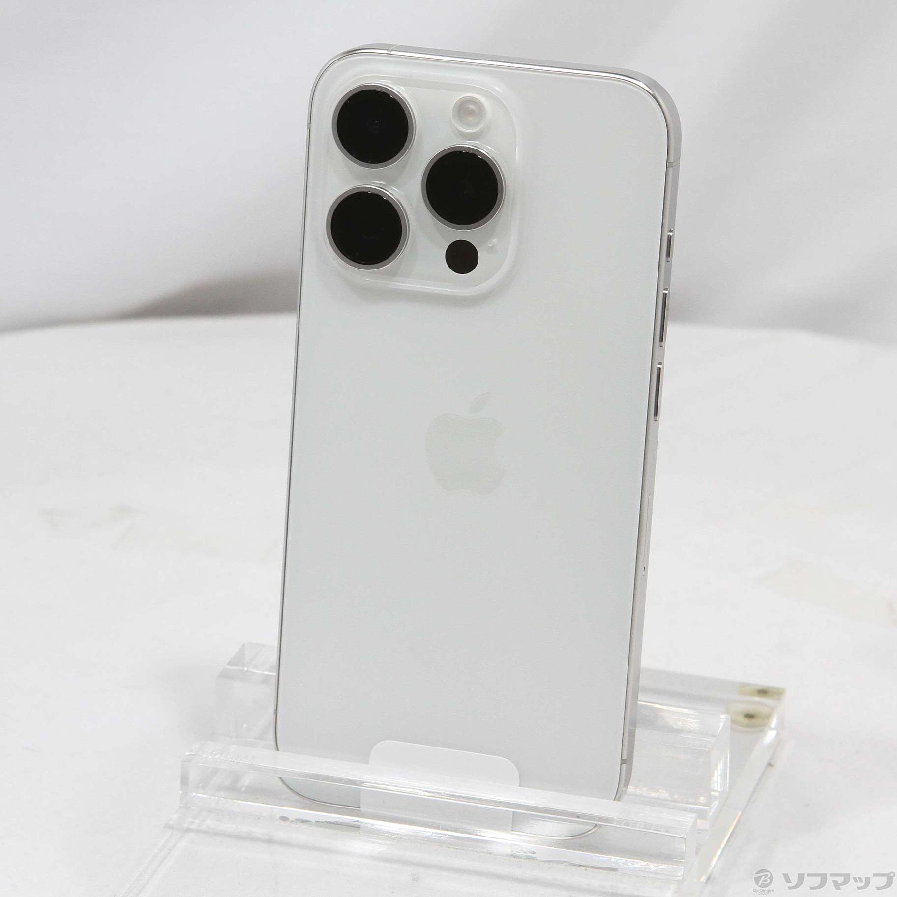 中古】iPhone15 Pro 256GB ホワイトチタニウム MTUD3J／A SIMフリー [2133054010713] -  リコレ！|ビックカメラグループ ソフマップの中古通販サイト