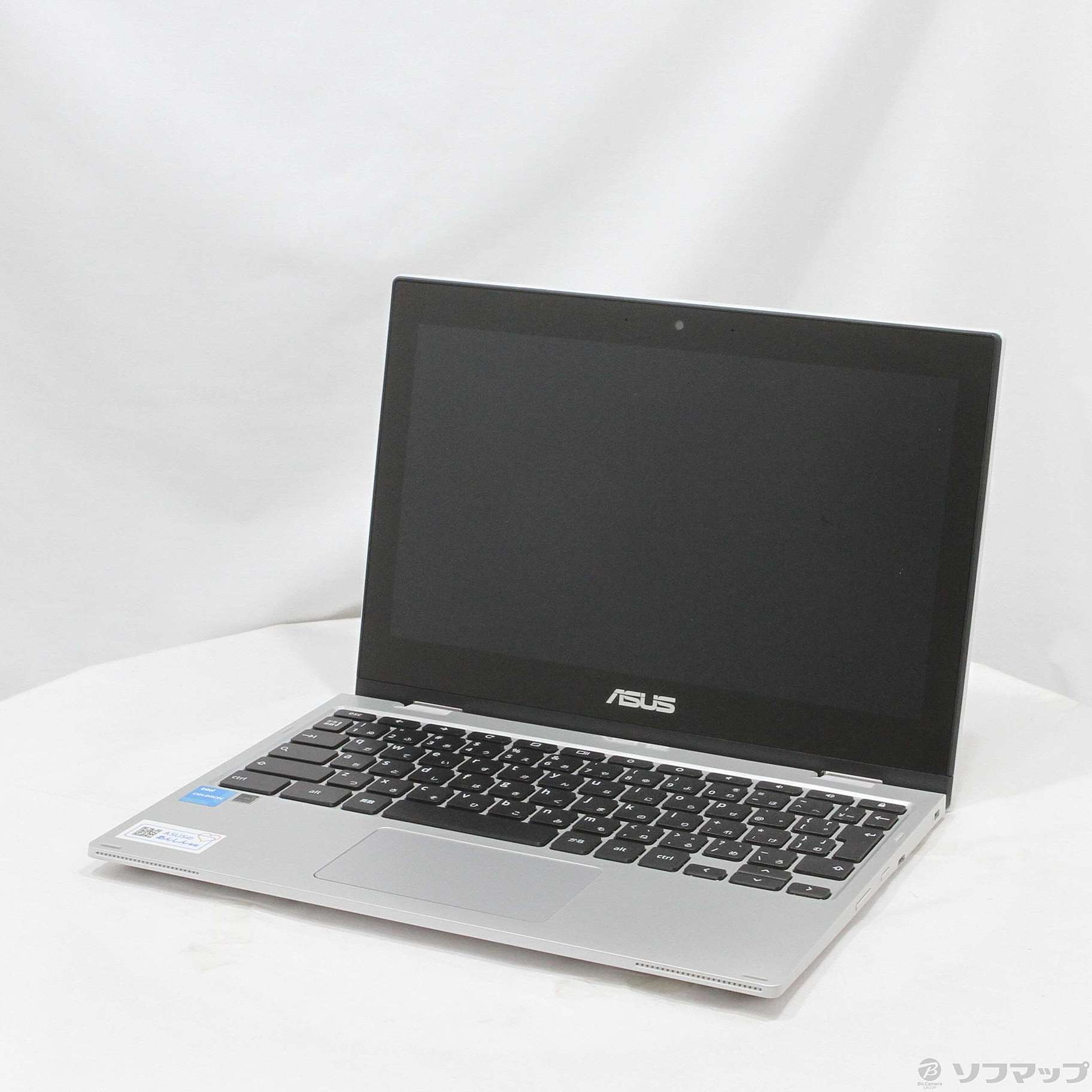 中古】Chromebook Flip CX1102FKA-MK0037 トランスペアレントシルバー 