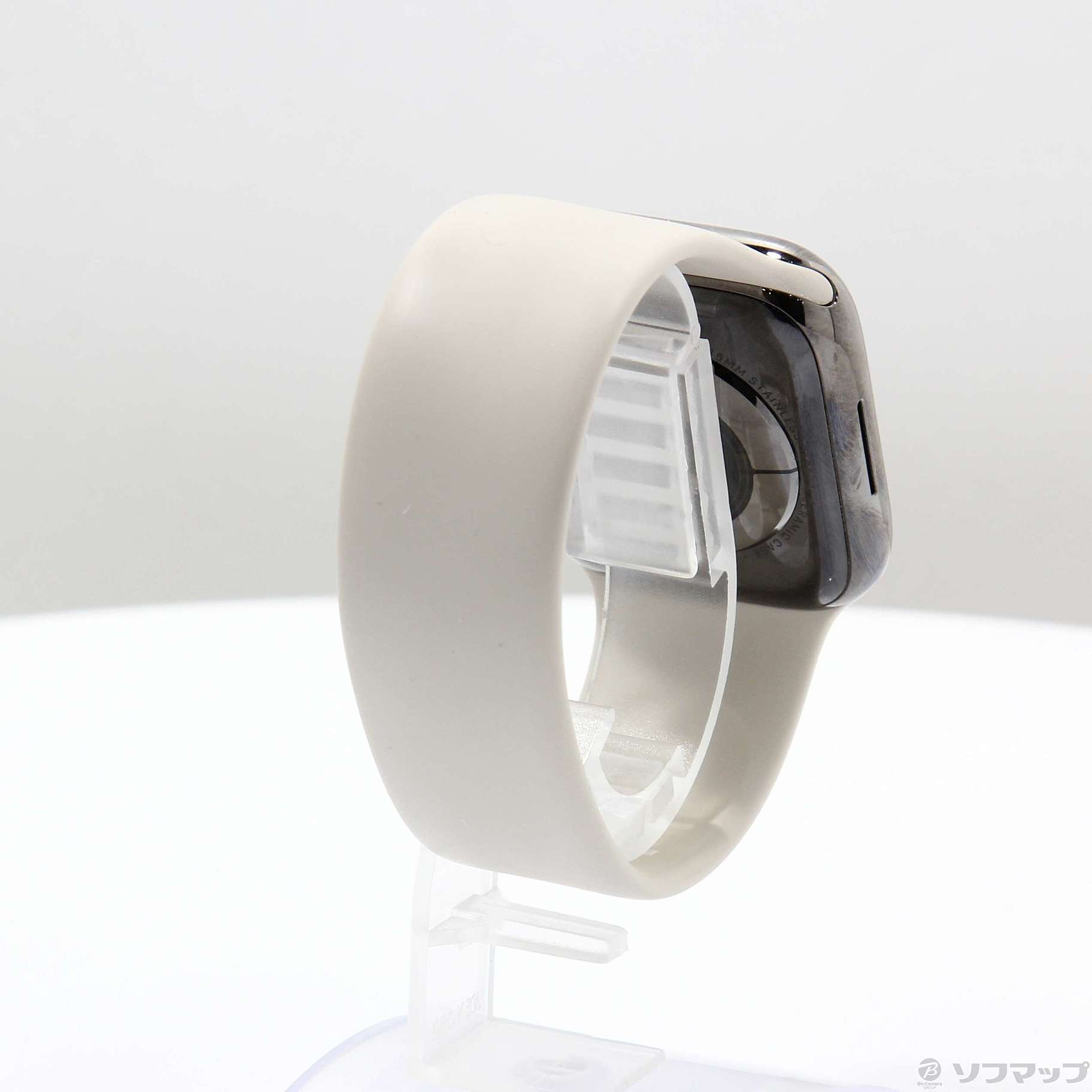 中古】Apple Watch Series 7 GPS + Cellular 45mm グラファイトステンレススチールケース スターライトソロループ  [2133054013134] - リコレ！|ビックカメラグループ ソフマップの中古通販サイト