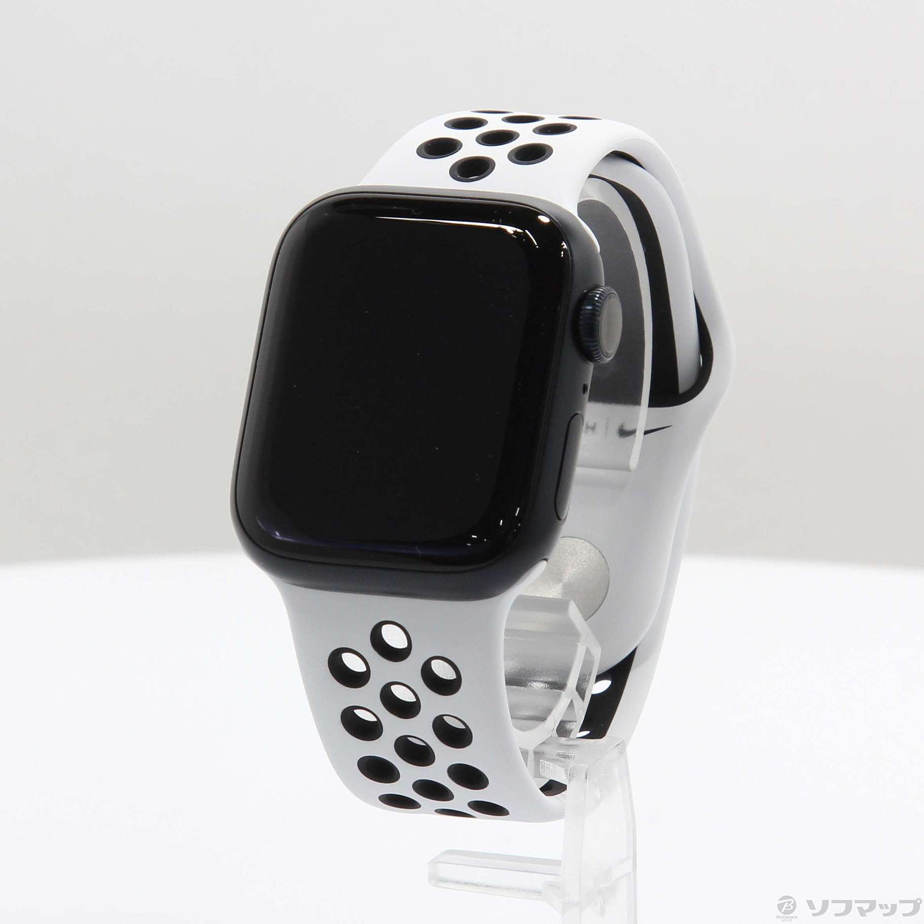 Apple Watch Series 8 GPS 41mm ミッドナイトアルミニウムケース サミットホワイト／ブラックNikeスポーツバンド