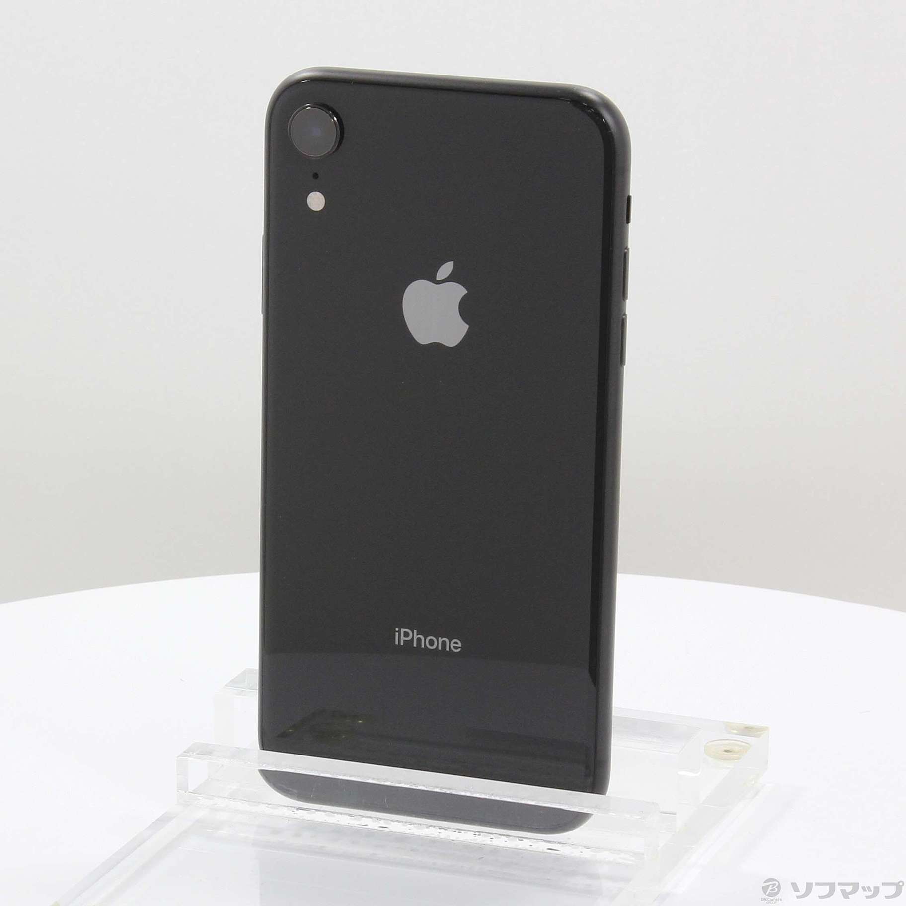 (中古)Apple iPhoneXR 64GB ブラック MT002J/A SIMフリー(305-ud)
