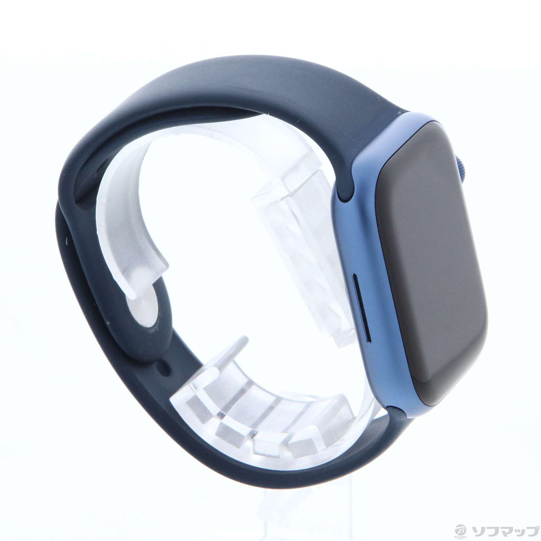 中古品〕 Apple Watch Series 7 GPS 45mm ブルーアルミニウムケース ...