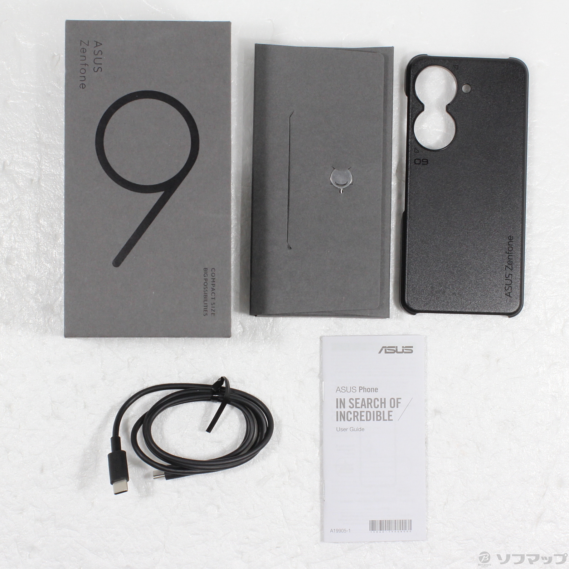 中古】Zenfone 9 128GB サンセットレッド ZF9-RD8S128 SIMフリー