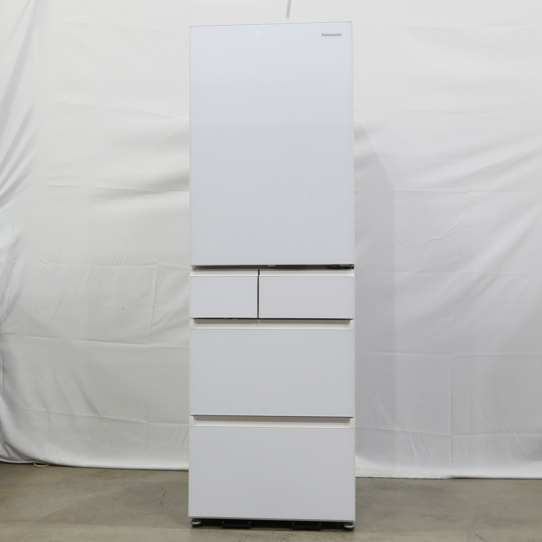 中古】〔展示品〕 冷蔵庫 PXタイプ サテンオフホワイト NR-E459PX-W 
