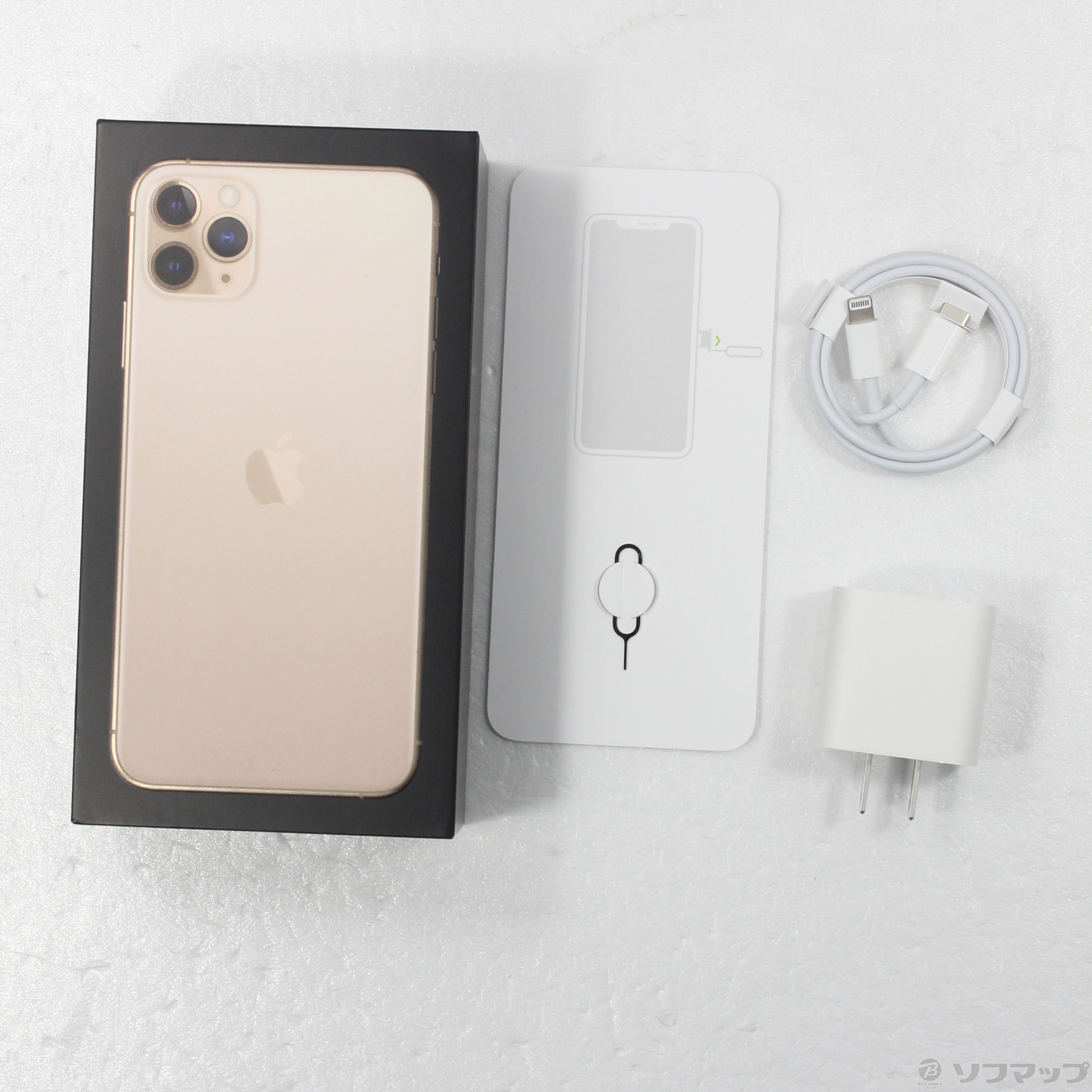 中古】iPhone11 Pro Max 256GB ゴールド MWHL2J／A SIMフリー 