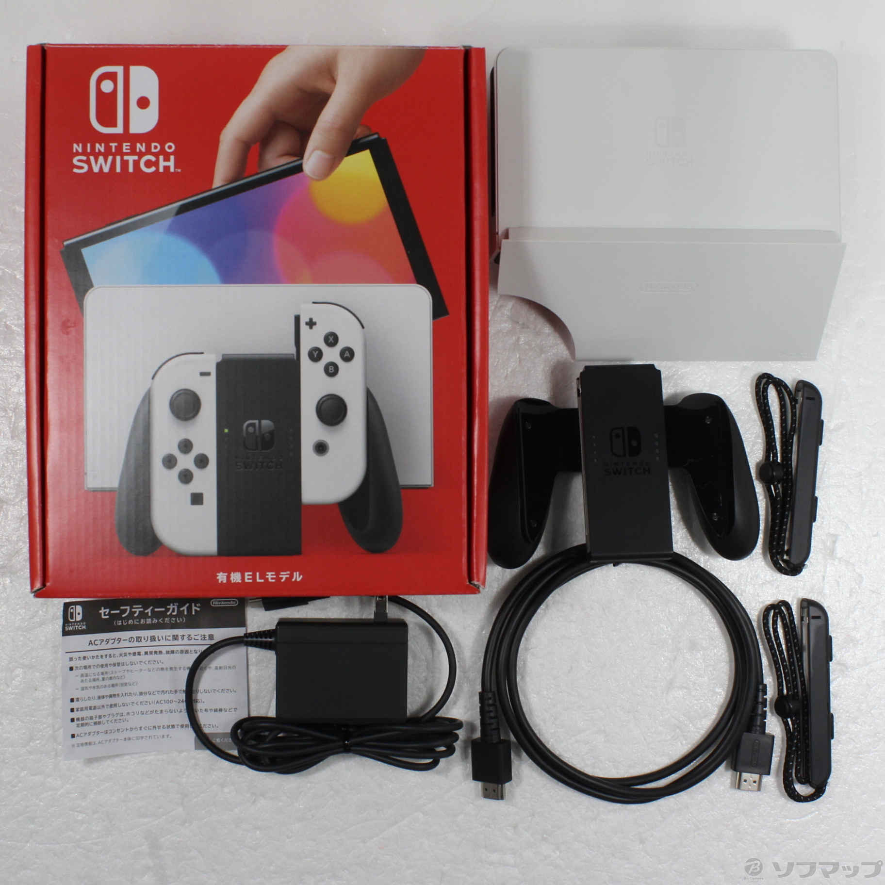 Nintendo Switch 本体 ACアダプター付 Joy-Con右のみ 中古】Nintendo Switch 有機ELモデル Joy-Con(L)／(R) ホワイト