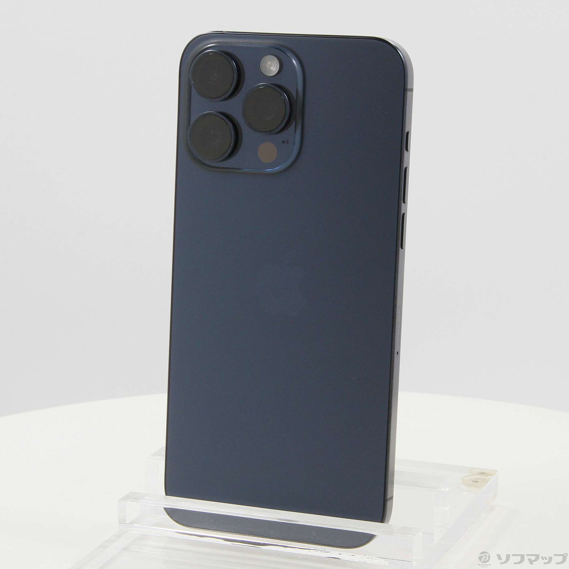 中古】iPhone15 Pro Max 256GB ブルーチタニウム MU6T3J／A SIMフリー 