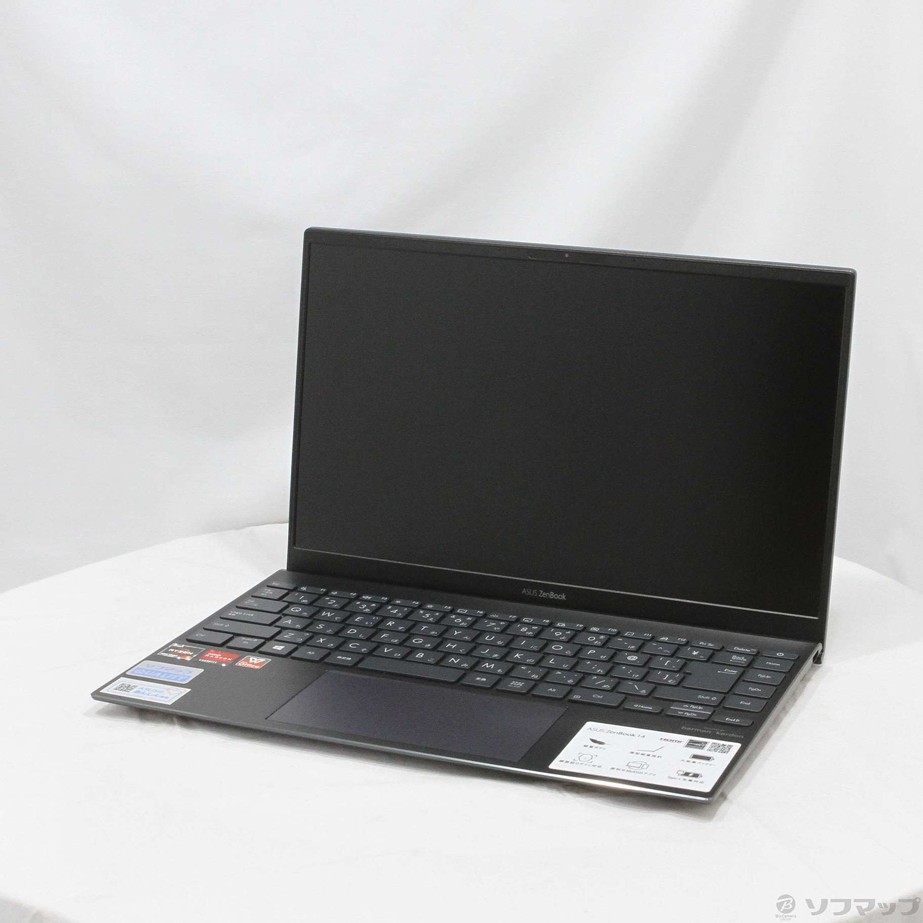 【傷無し】ASUS ZenBook 14インチ UM425IA-AM008T ノートパソコン ZenBook 14 パイングレー UM425IA-AM008T [14.0型