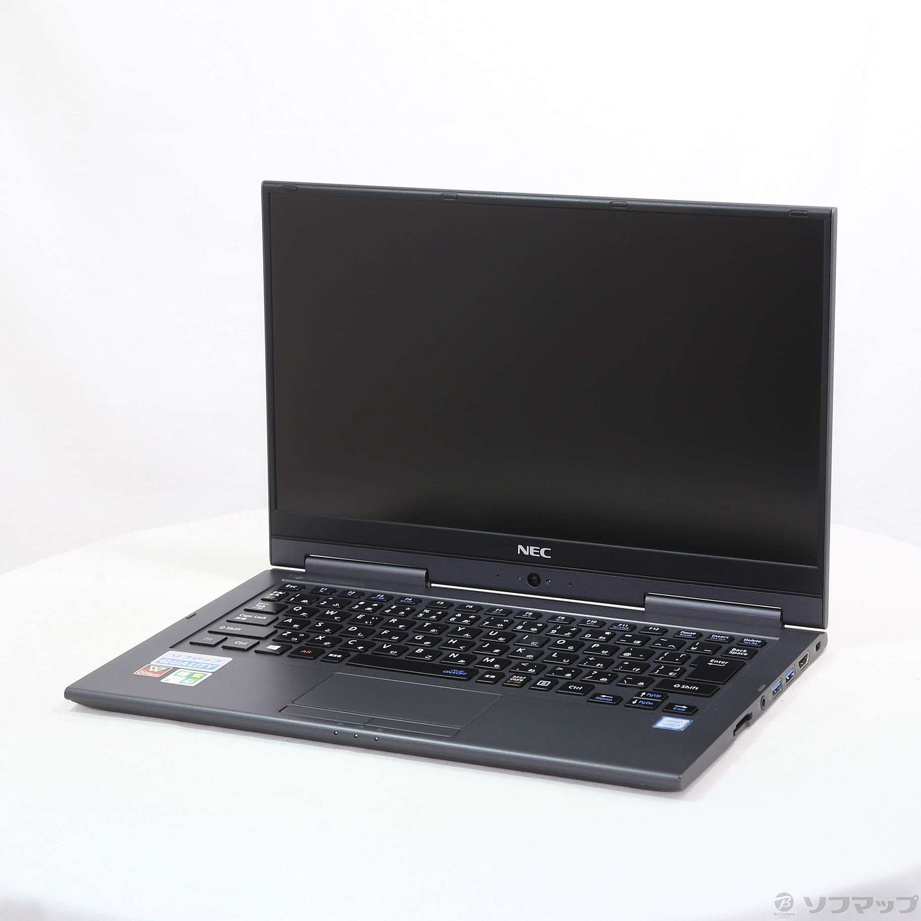 (中古)NEC 格安安心パソコン LaVie Hybrid ZERO PC-HZ550GAB メテオグレー (Windows 10)(305-ud)