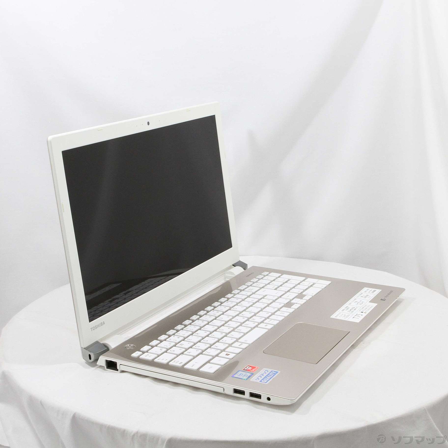 中古】dynabook T75／AW PT75AWP-BJA2 リュクスホワイト 〔Windows 10