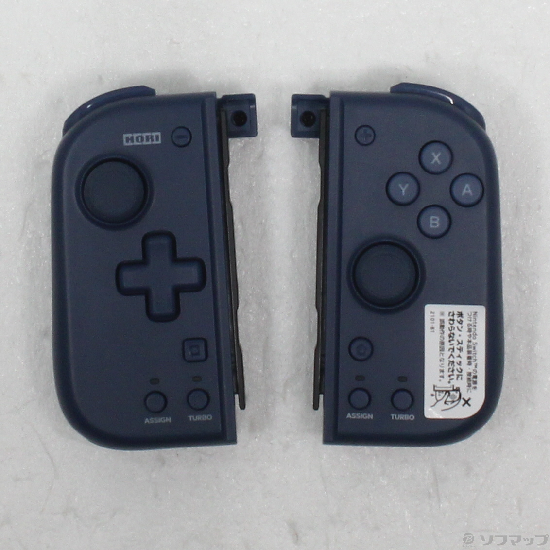 〔中古品〕 グリップコントローラー Fit for Nintendo Switch ミッドナイトブルー NSW-397 【Switch】