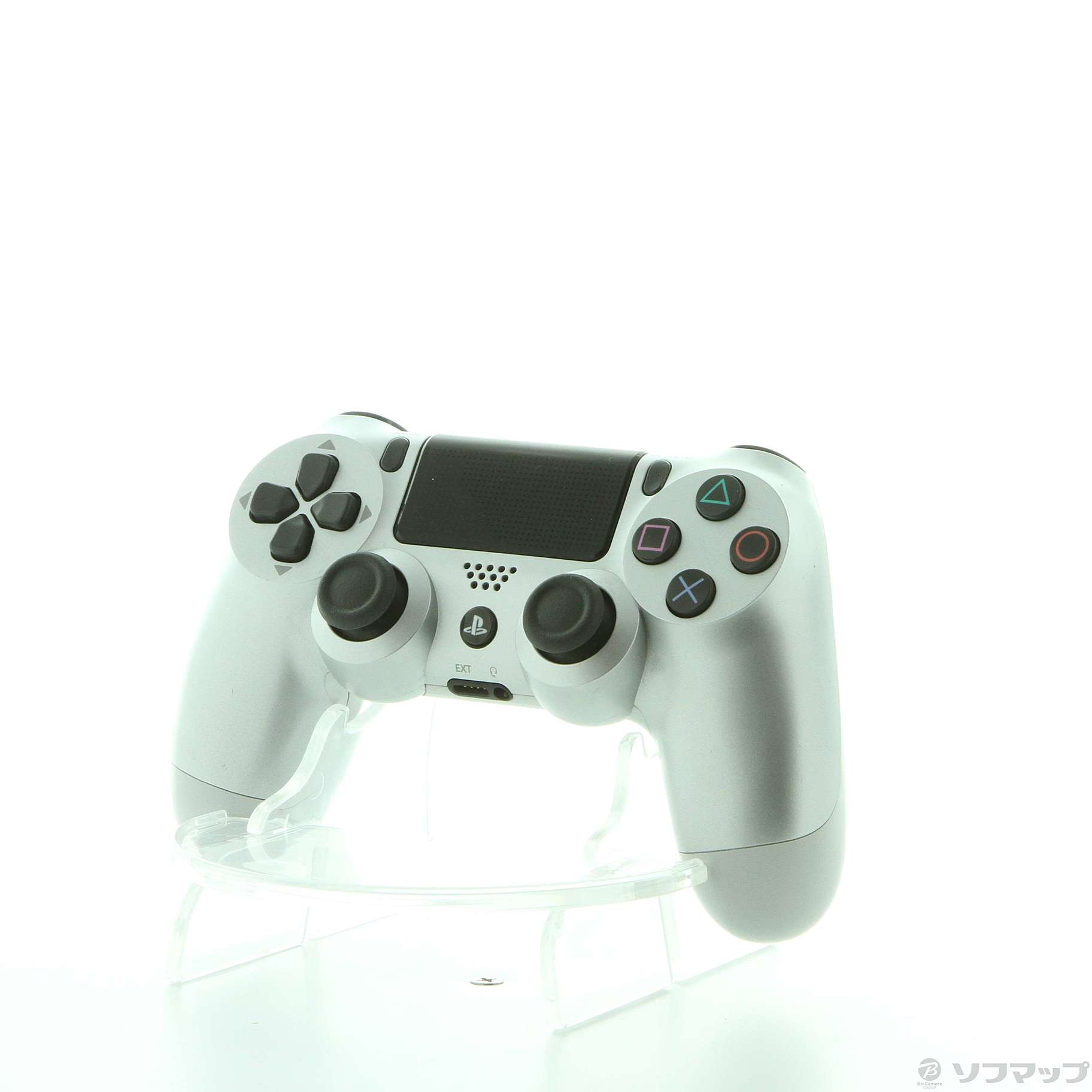 中古】ワイヤレスコントローラー DUALSHOCK4 シルバー 【PS4