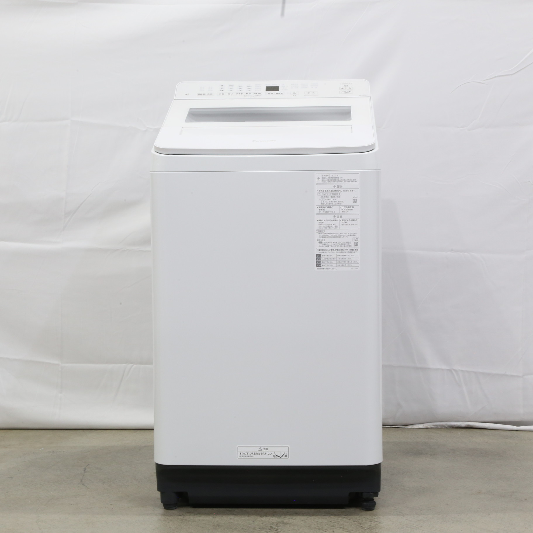 中古】〔展示品〕 全自動洗濯機 FAシリーズ ホワイト NA-FA9K2-W